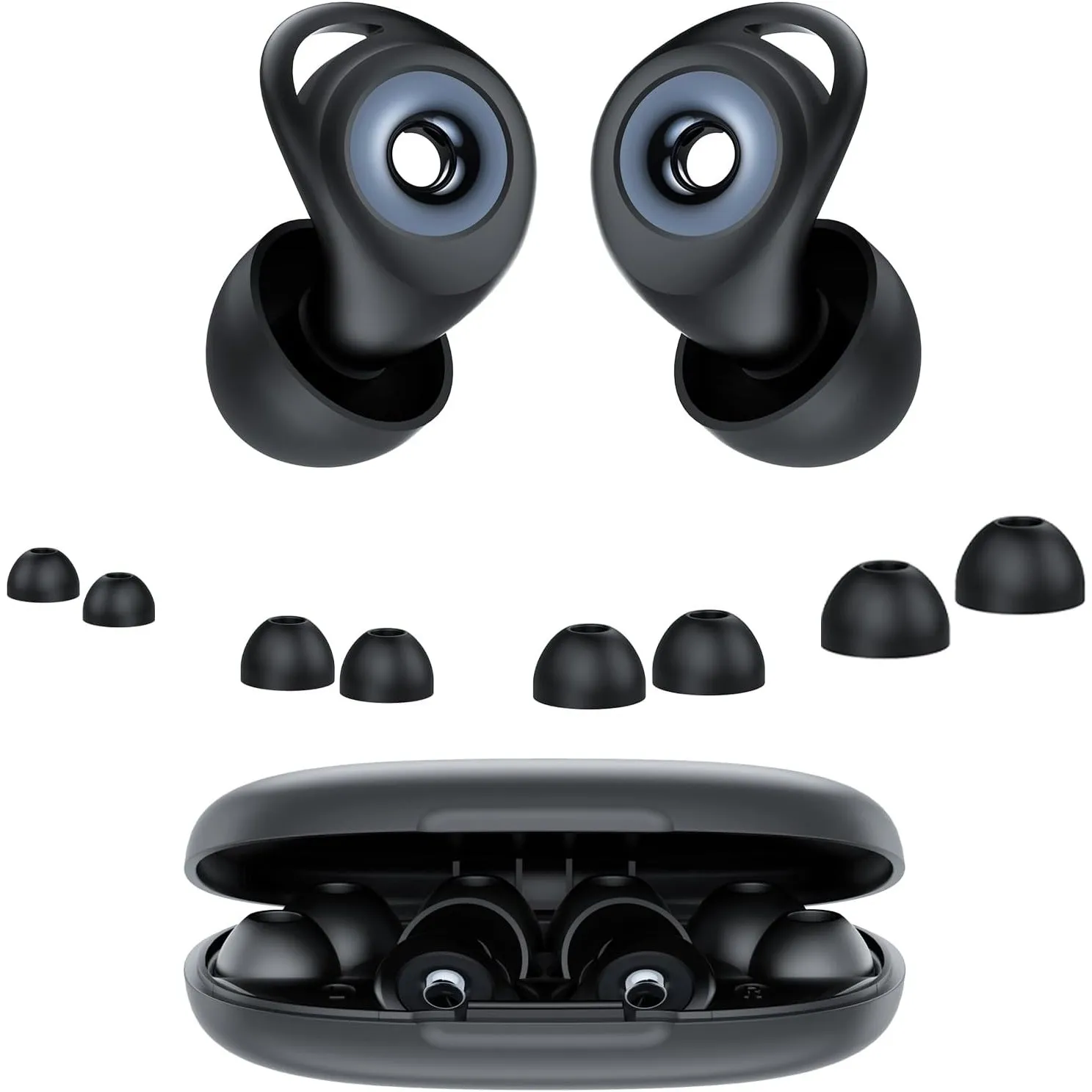 Ohrstöpsel zum Schlafen, Gehörschutz Schlafen Earplugs, 45dB Noise Cancelling Ohrstöpsel Silikon, Weich und Wiederverwe…