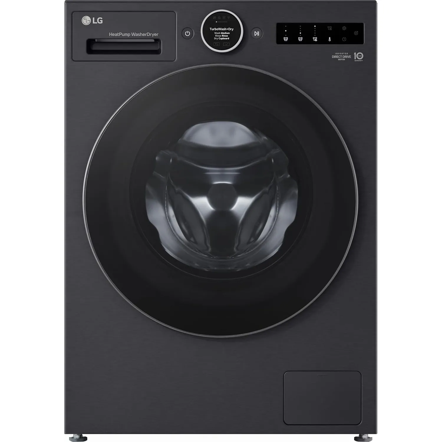 LG HPWD116BA Wärmepumpen-Waschtrockner (11 kg Waschen/6 kg Trocknen, Energieklasse A-30%/A-10%, 1.350 U/Min.) mit Easy-…