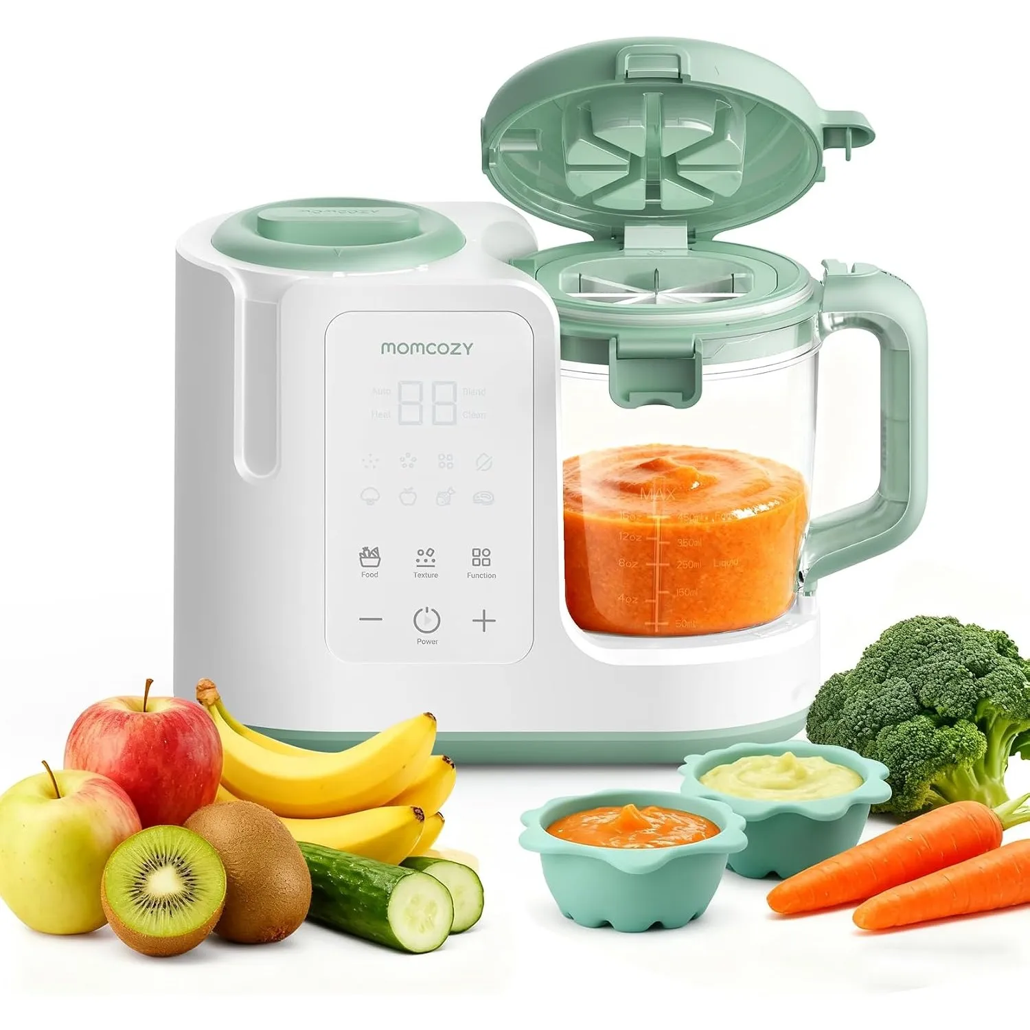 Momcozy AutoMeal Babynahrungszubereiter 450 ml BPA-frei