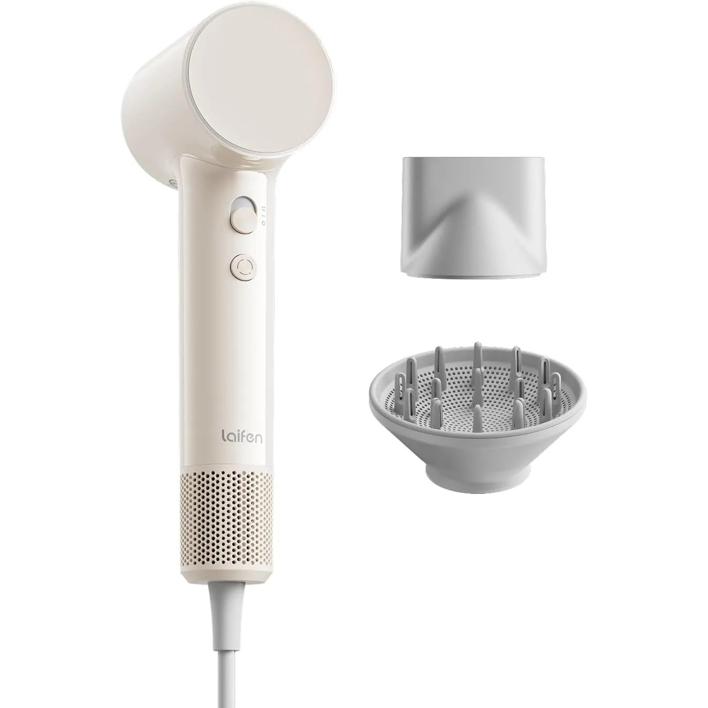 Laifen Air Haartrockner, 280 g leicht, bis zu 15× schneller, Sandbeige