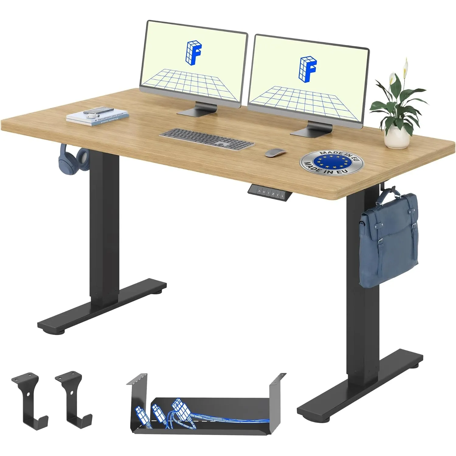 FLEXISPOT Höhenverstellbarer Schreibtisch Basic 160x80cm