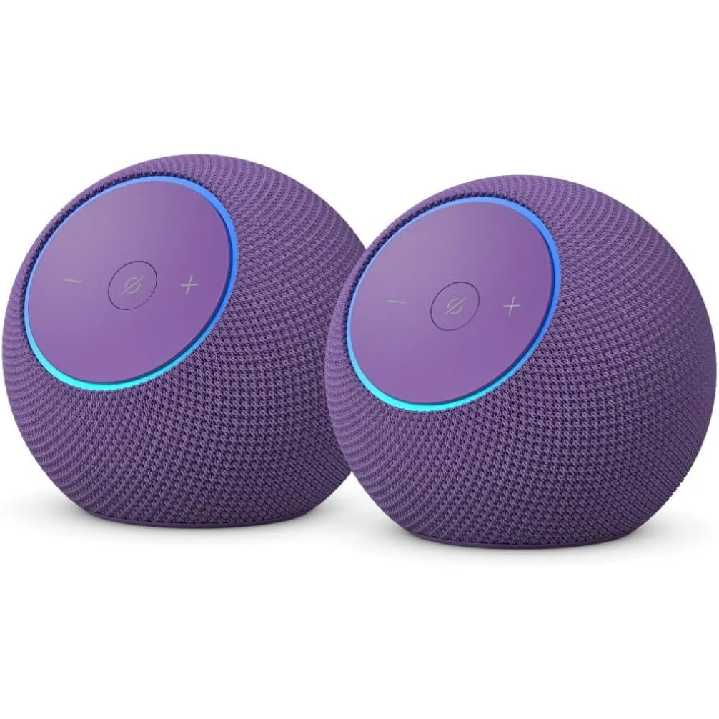 Amazon Echo Dot Max (neueste Generation), Lautsprecher mit raumfüllendem Klang und integriertem Smart-Home-Hub, Amethys…
