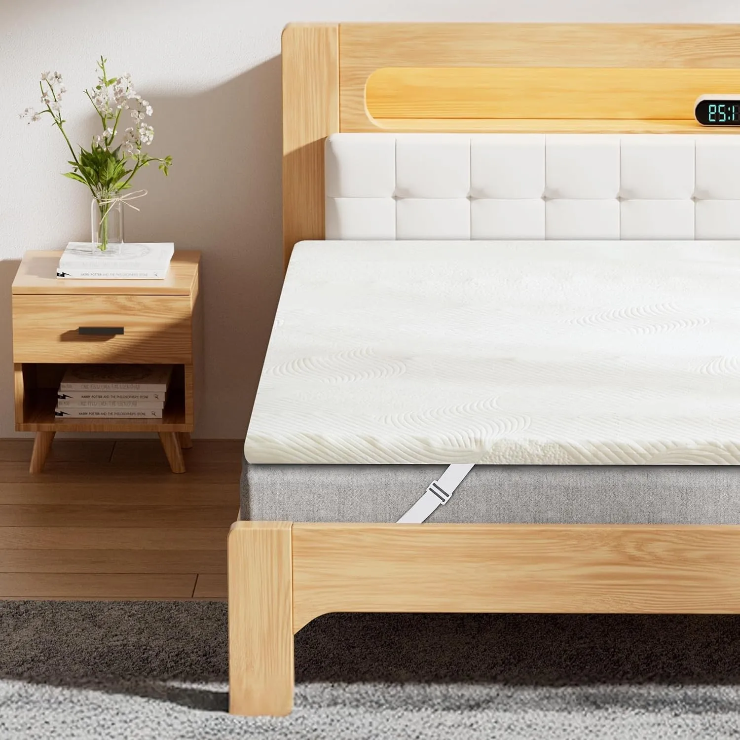 Matratzen Topper 140x200cm H2/H3, 8CM Höhe Matratzentopper für Schlafsofa Bett, Boxspringbett, Wohnwagen, Schlafsofa, R…