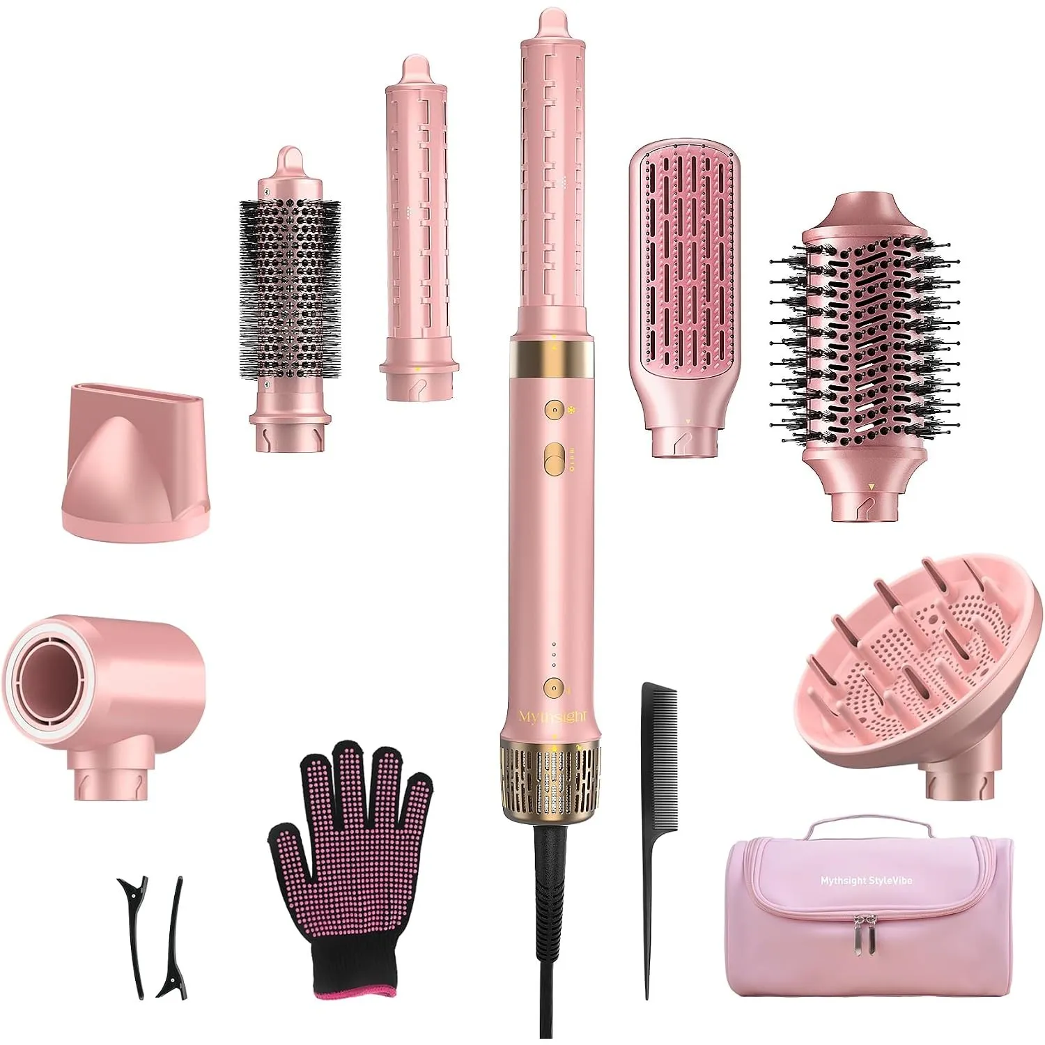 Mythsight StyleVibe 8-in-1 Airstyler mit automatischen Lockenwicklern (L/R)