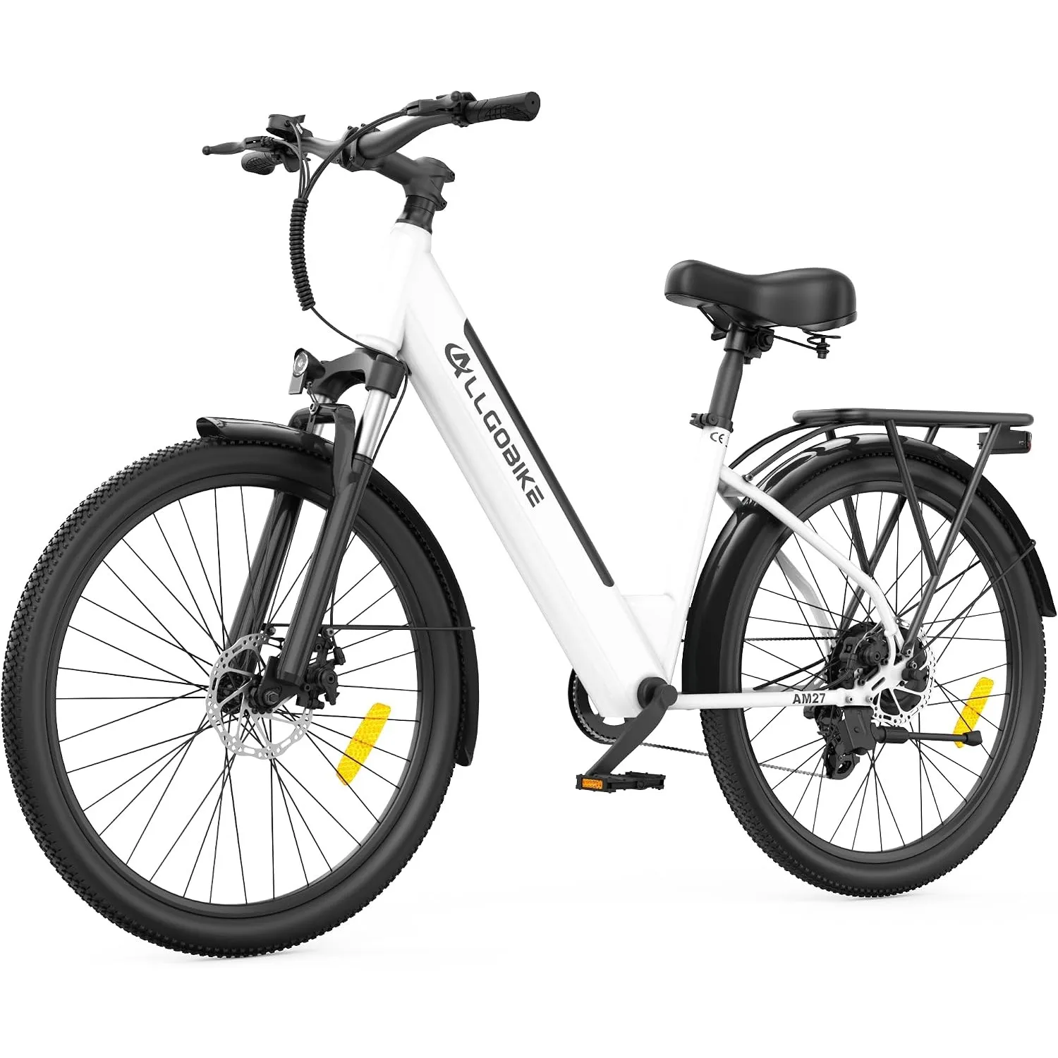AM27 Elektrofahrrad 27,5 Zoll E-Bike für Damen und Herren 250W Motor 36V 15Ah Akku 25 km/h 7-Gang-Schaltung 3 Unterstüt…