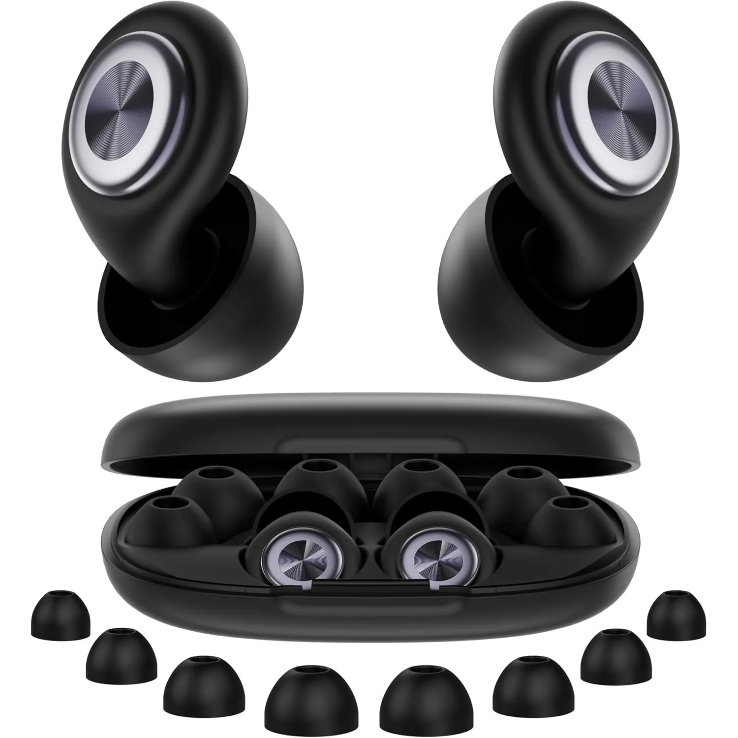 Ohrstöpsel zum Schlafen, 45dB Noise Cancelling Ohrstöpsel | 0 Druckgefühl, Weich und Wiederverwendbar, Gehörschutz, Gut…