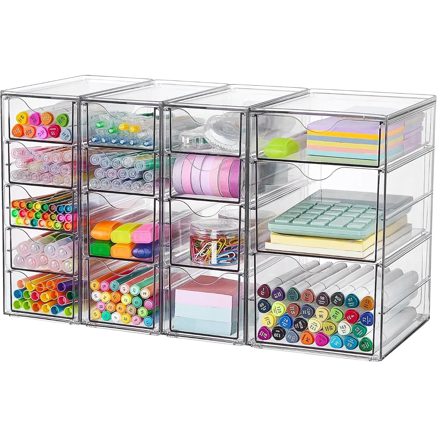Vtopmart Schreibtisch Organizer mit 16 Schubladen