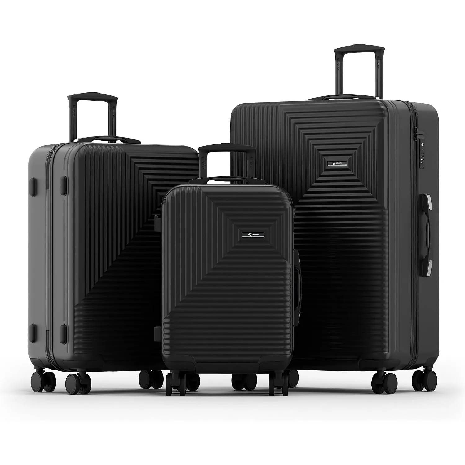 ALPHA CAMP Koffer Set Kofferset 3 Teilig Hartschalenkoffer Reisekoffer