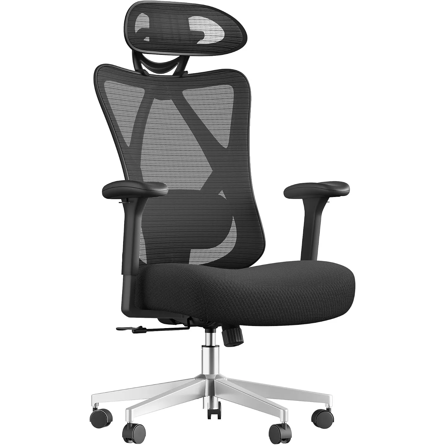 SONGMICS Bürostuhl ergonomisch, Netzstuhl, bis 150 kg belastbar