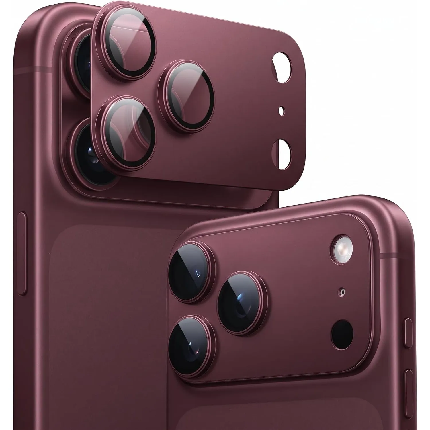 TORRAS für iPhone 18 Pro Max 9H+ Kratzfest Kameraschutz HD-Klares, Cherry