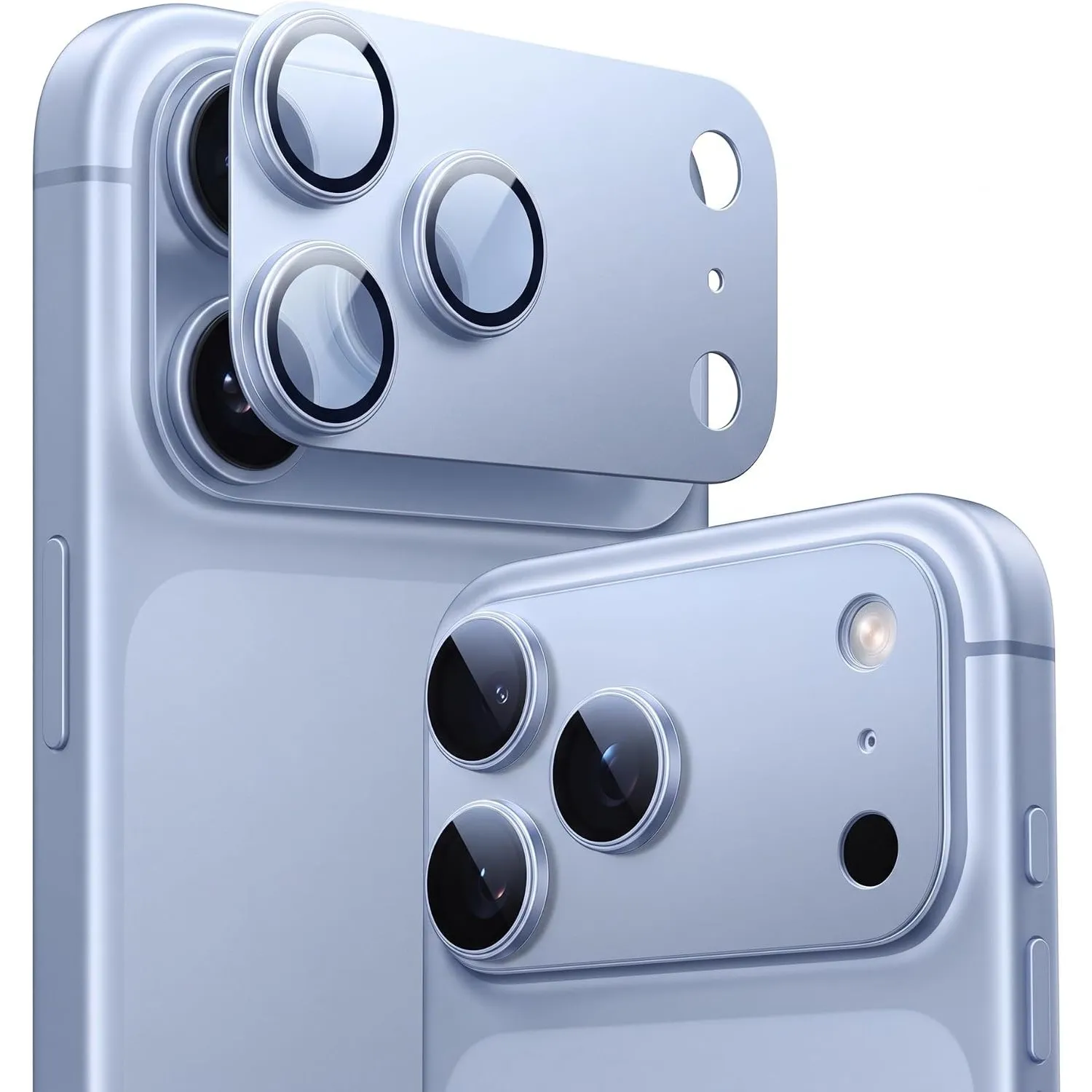 TORRAS für iPhone 18 Pro Max 9H+ Kratzfest Kameraschutz HD-Klares, Blau
