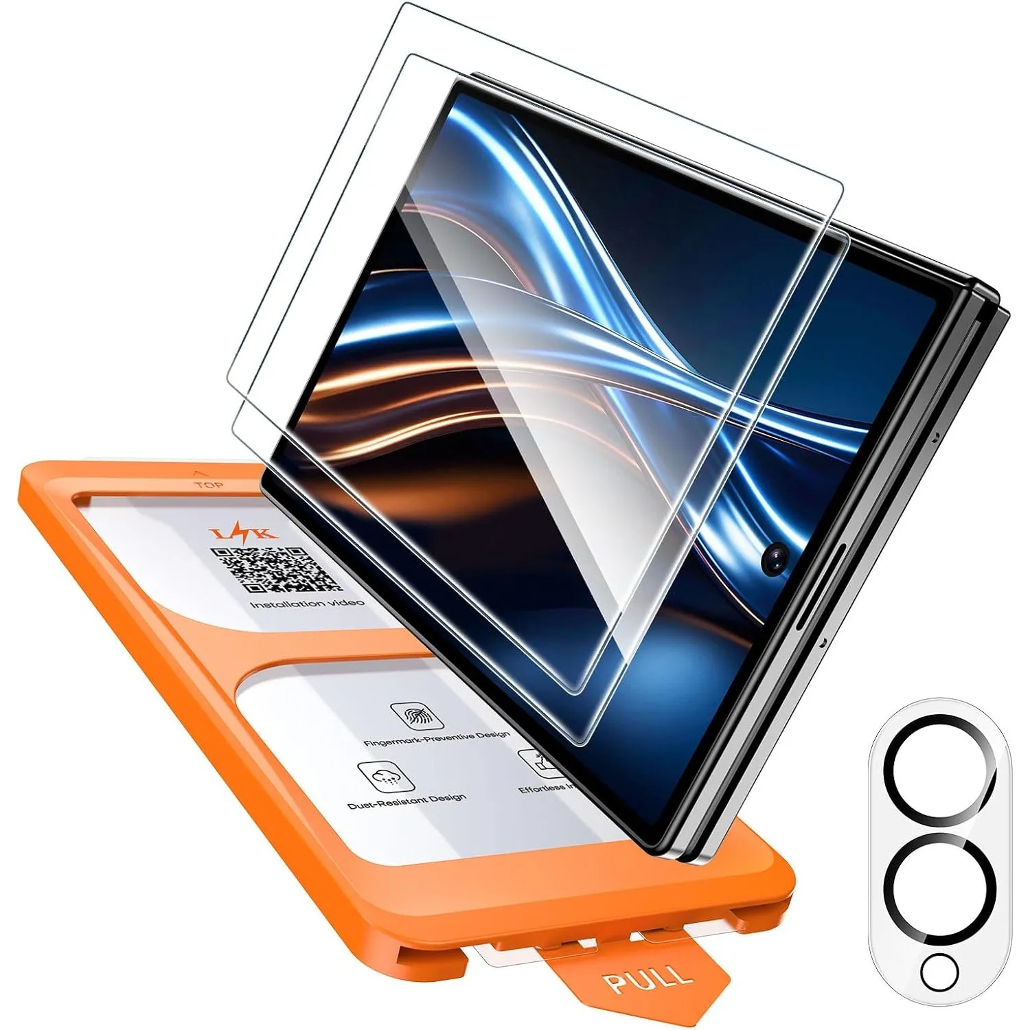 LϟK für Samsung Galaxy Z Fold 8 Panzerglas mit Kameraschutz - 2 Stück