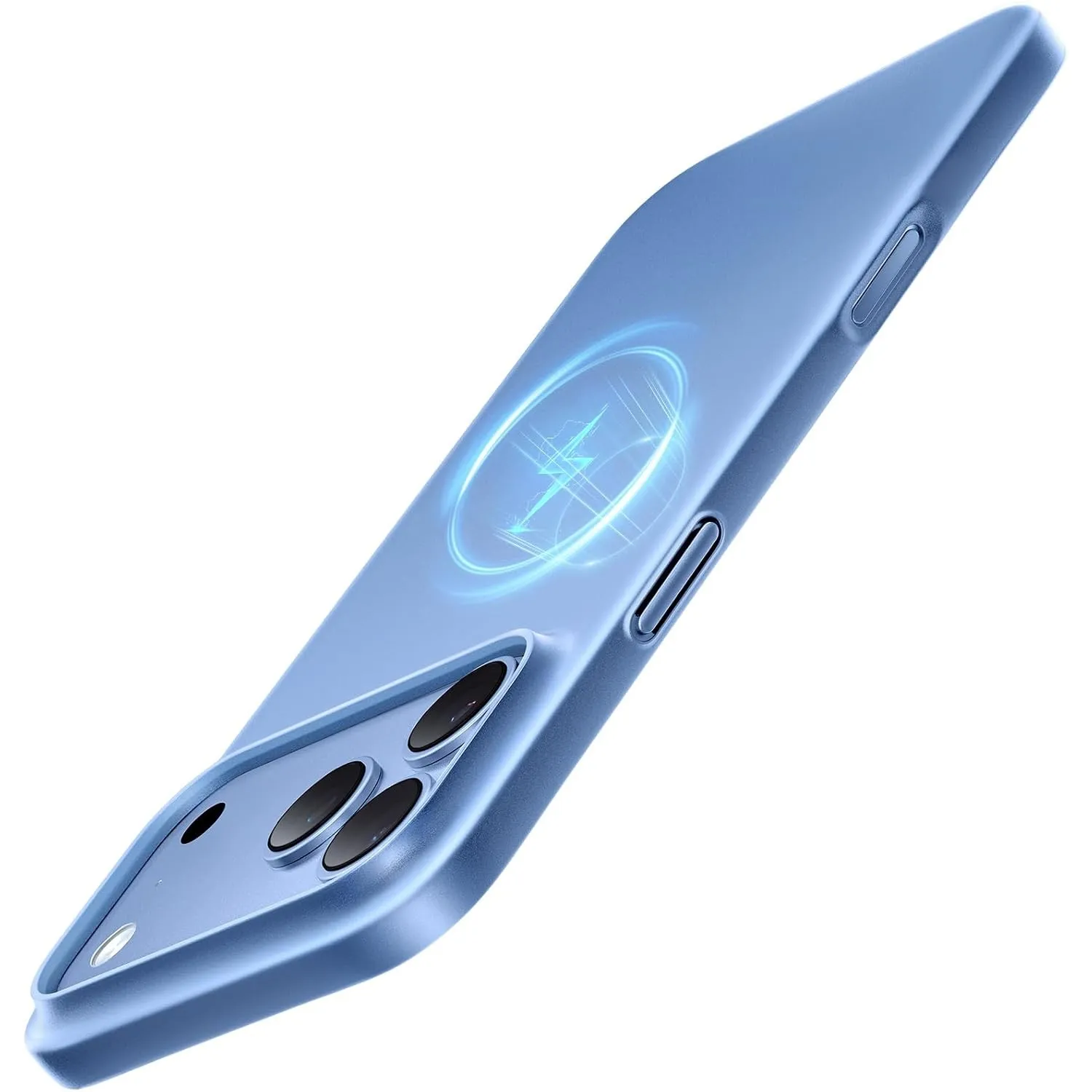 TORRAS Ultra Dünn für iPhone 18 Pro Hülle für MagSafe 18 Pro Case, Blau