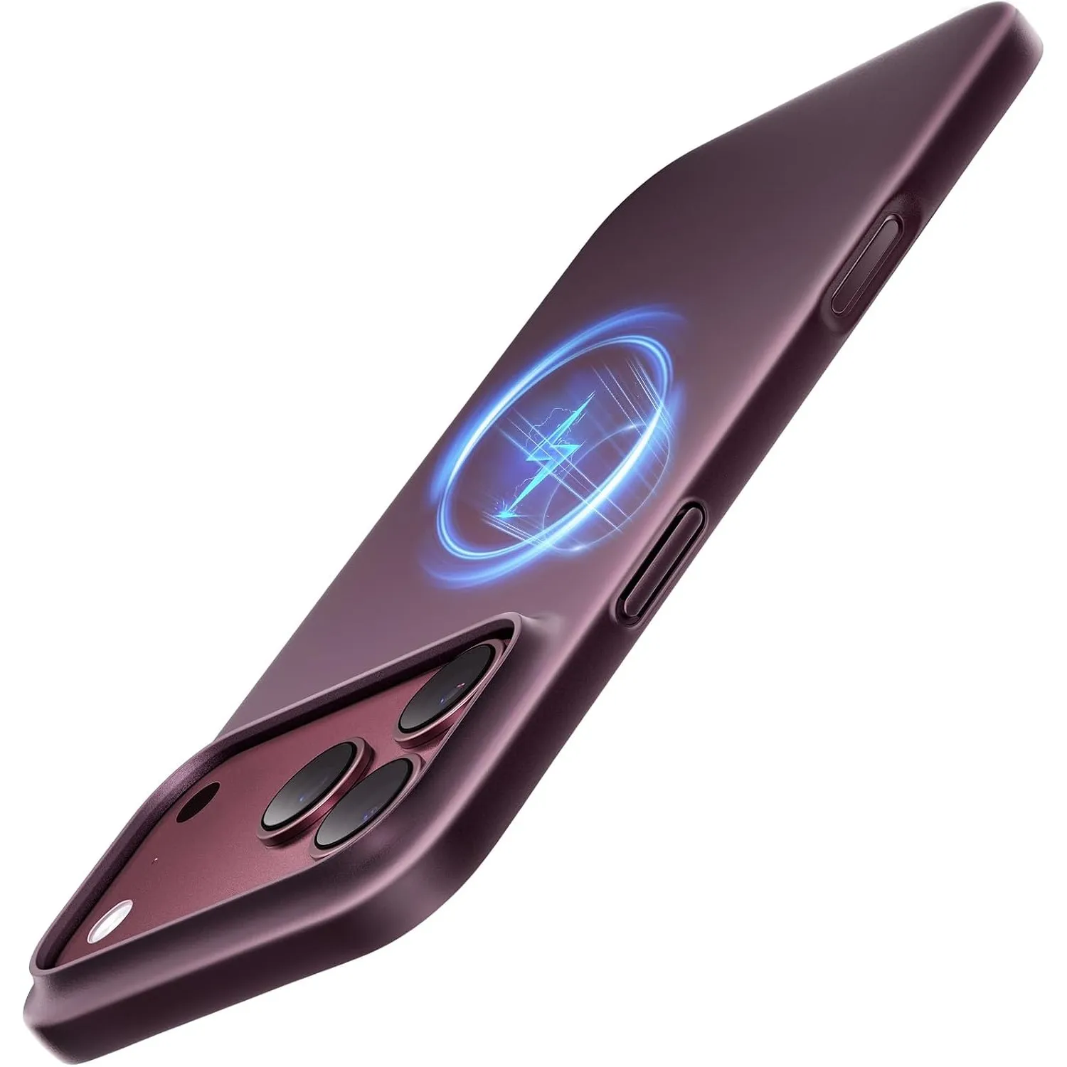 TORRAS Ultra Dünn für iPhone 18 Pro Hülle für MagSafe, Burgundy
