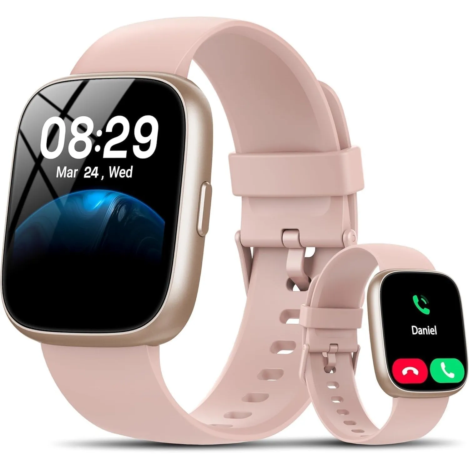 Smartwatch Damen Herren, 1.83" HD Fitness Tracker mit Alexa/Telefonfunktion, 120+Sportmodi Fitnessuhr mit Herzfrequenz/…
