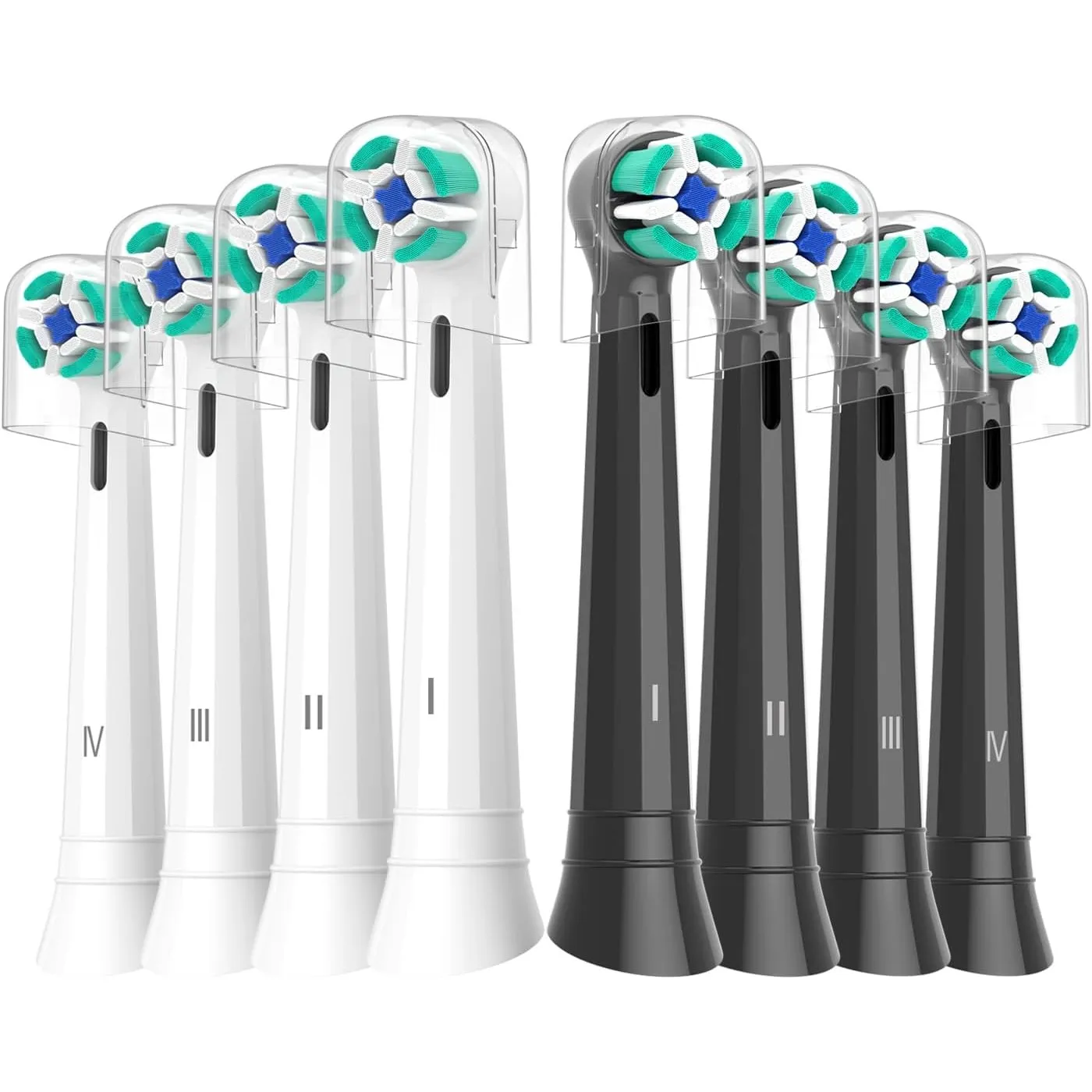8er IO Sanfte Reinigung Aufsteckbürsten Kompatibel mit Oral B iO | Sensitiv IO Zahnbürste Aufsätze Geeignet für Oral-B …