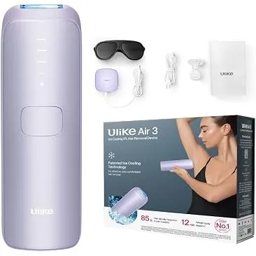 Ulike Air 3 IPL Geräte Haarentfernung für Gesicht und Körper zu Hause, Alternative zur Laserhaarentfernung, mit Saphir-…
