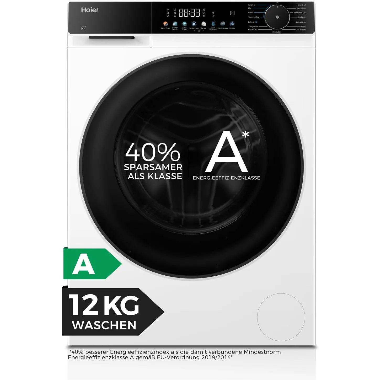 Haier Frontlader Waschmaschine 12kg G5 Serie HW120-BP14657U1