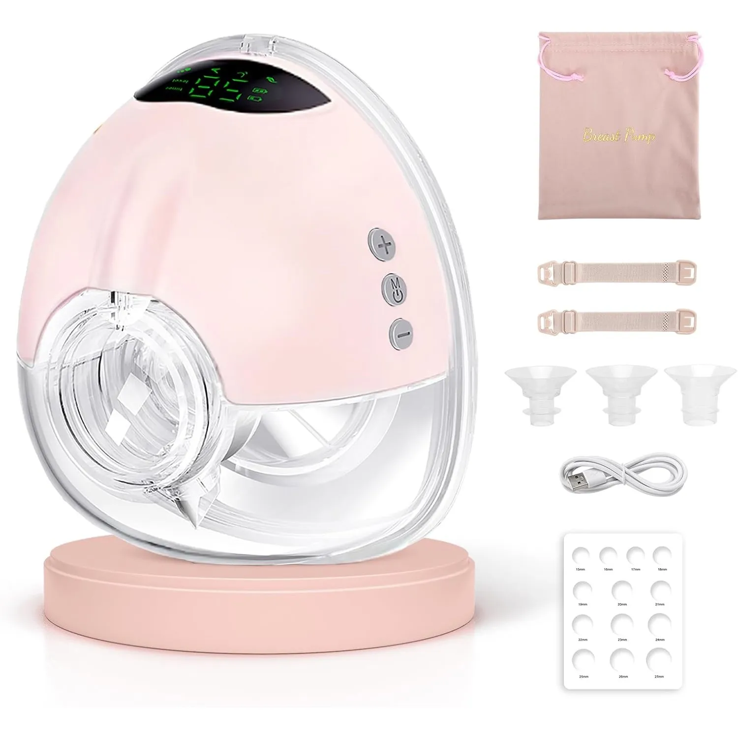 Lulia Milchpumpe Elektrisch LU05, Elektrische Milchpumpen Handsfree