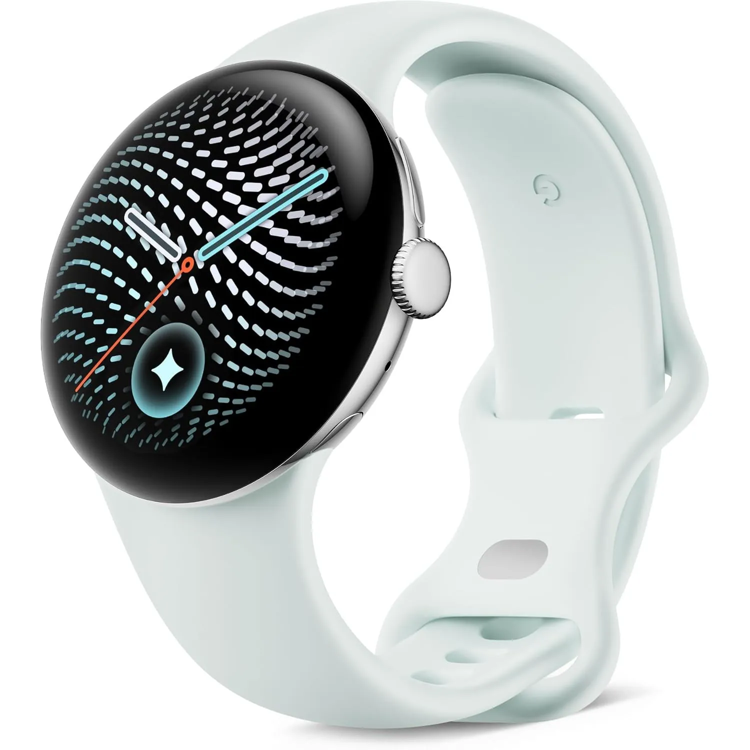 Google Pixel Watch 5 (41 mm) - Smartwatch - Silver Case/Fog Band, LTE