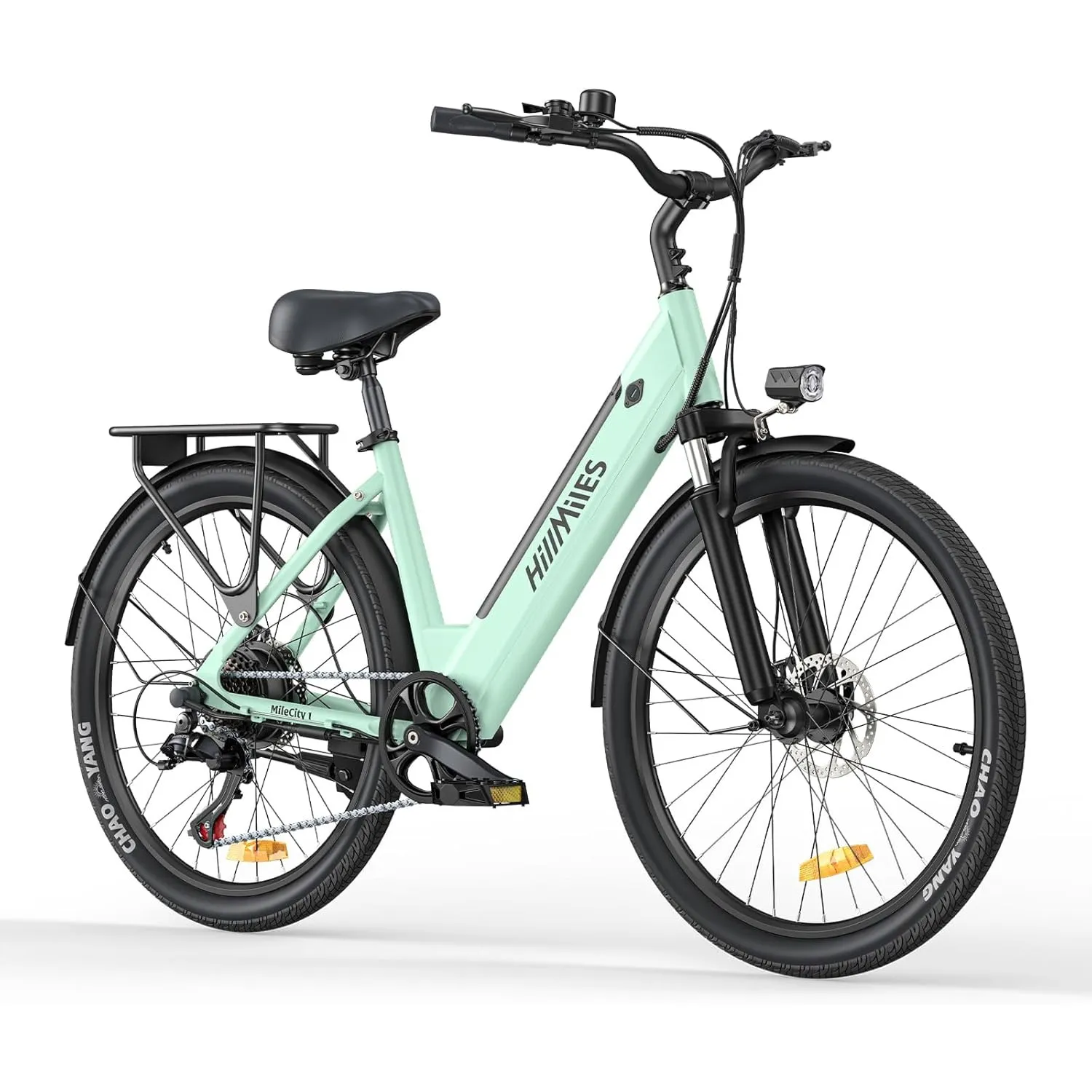 HillMiles Elektrofahrrad für Erwachsene, 26 Zoll, 7 Geschwindigkeiten, Elektrofahrrad mit 36 V, 13 Ah, abnehmbarer Akku…