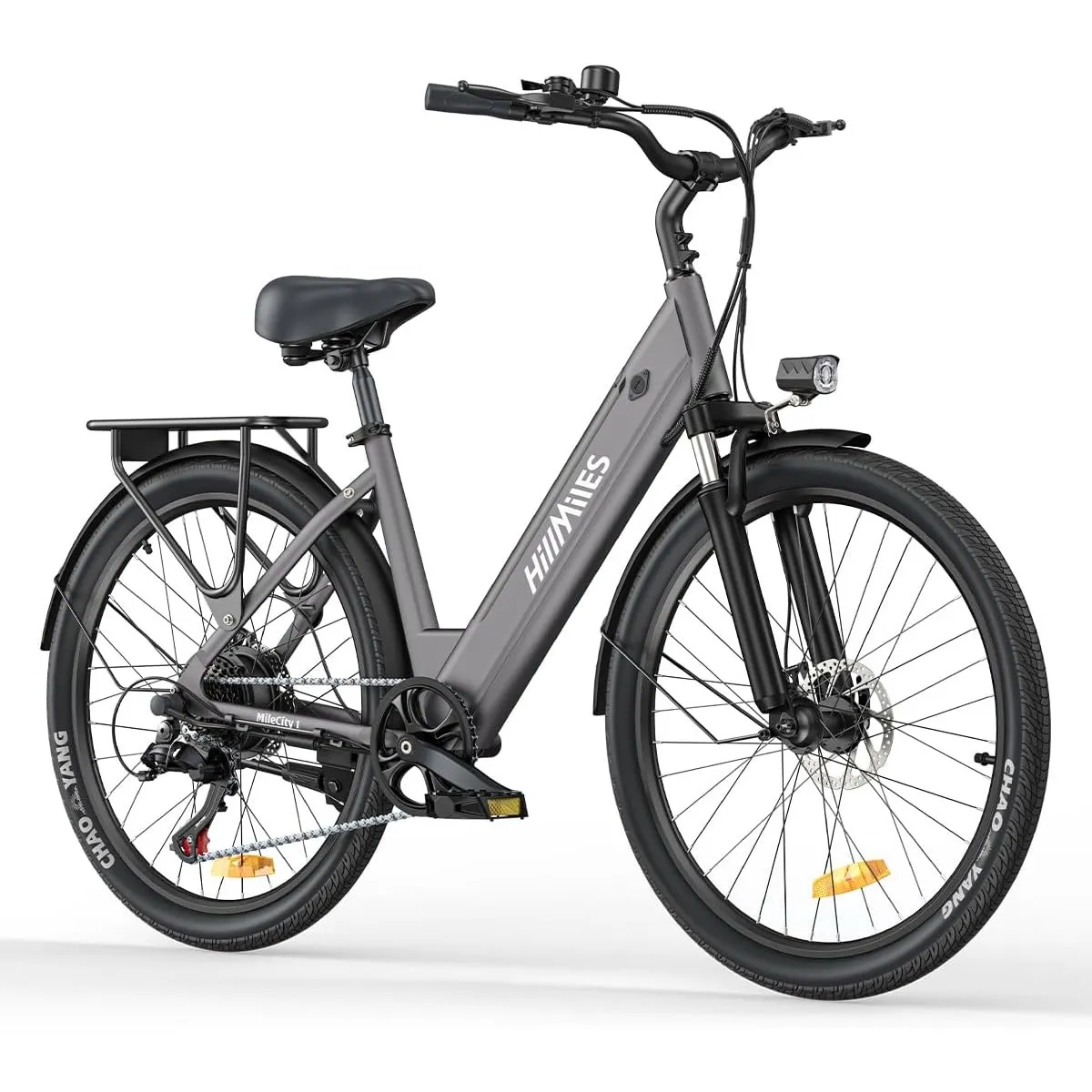 HillMiles Elektrofahrrad für Erwachsene, 26 Zoll, 7 Geschwindigkeiten, Elektrofahrrad mit 36 V, 13 Ah, abnehmbarer Akku…