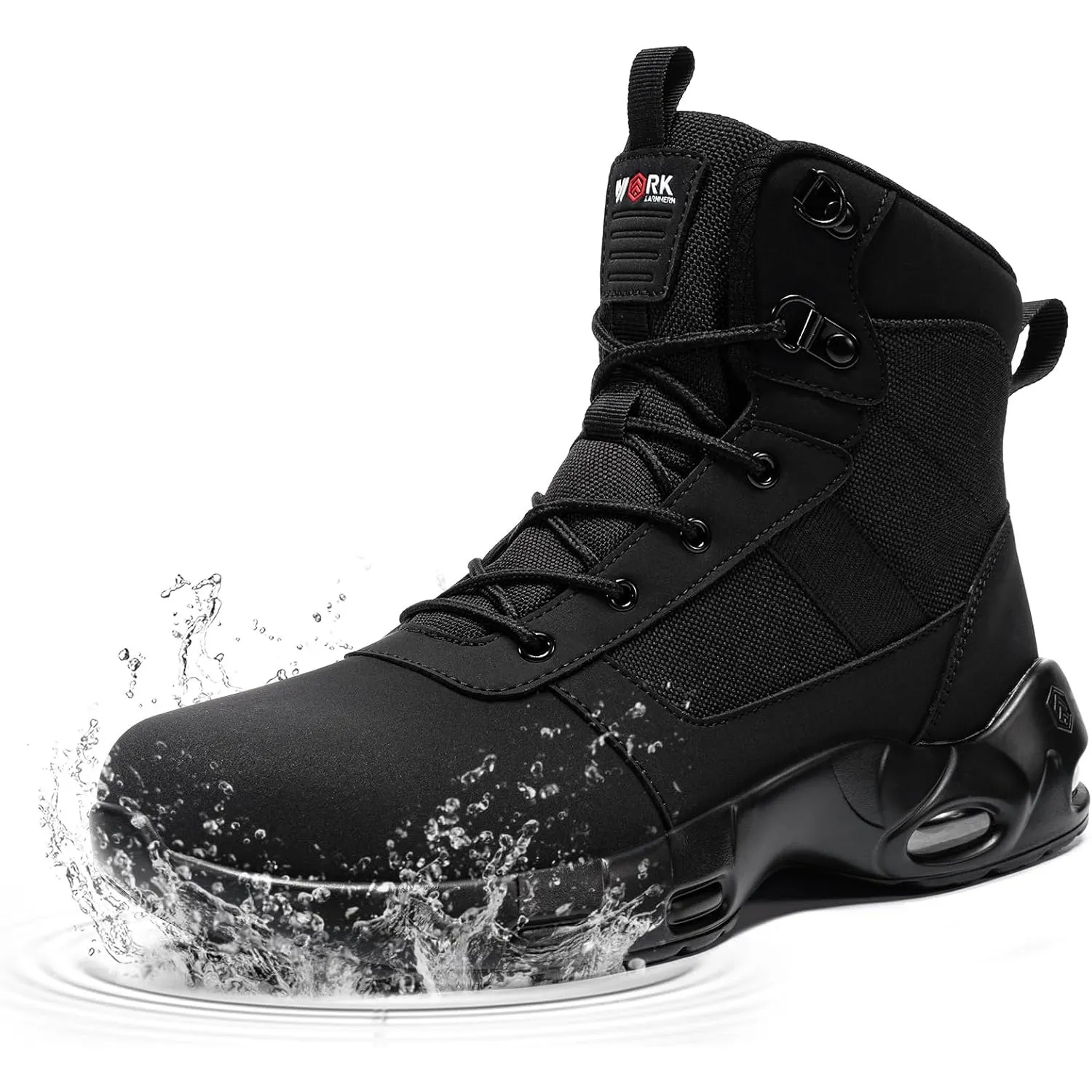 LARNMERN Sicherheitsstiefel Herren Damen Leicht Arbeitsschuhe Hoch