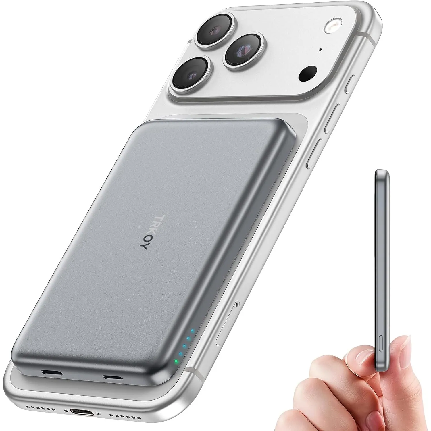 Powerbank für Magsafe, Magnetische Power Bank für iPhone 5000mAh