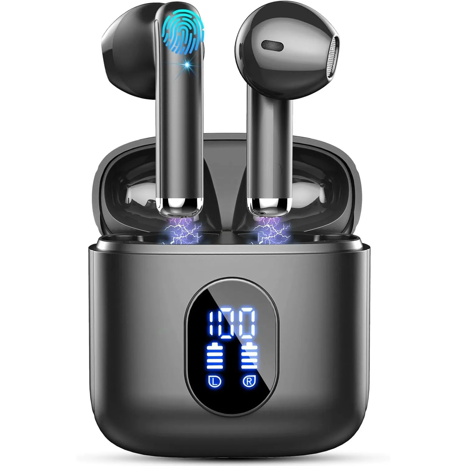 Drsaec Bluetooth 5.4 Kopfhörer, In Ear Kopfhörer Kabellos Bluetooth 2026 Neu Kabellose Kopfhörer mit 4 ENC Mic, 6D Tief…
