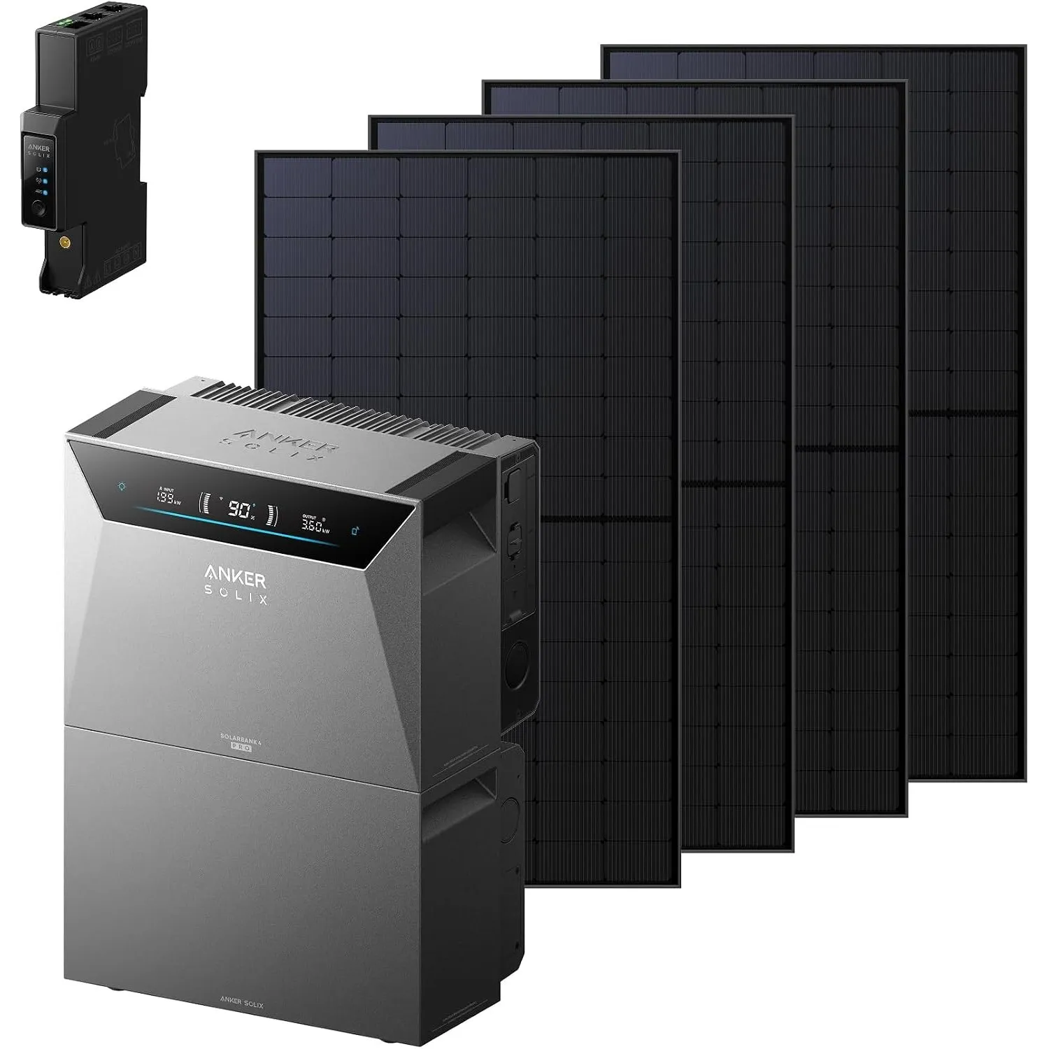 Anker SOLIX Solarbank 4 Pro (5kWh) + 4 × 500W Solarpanels + BP5000