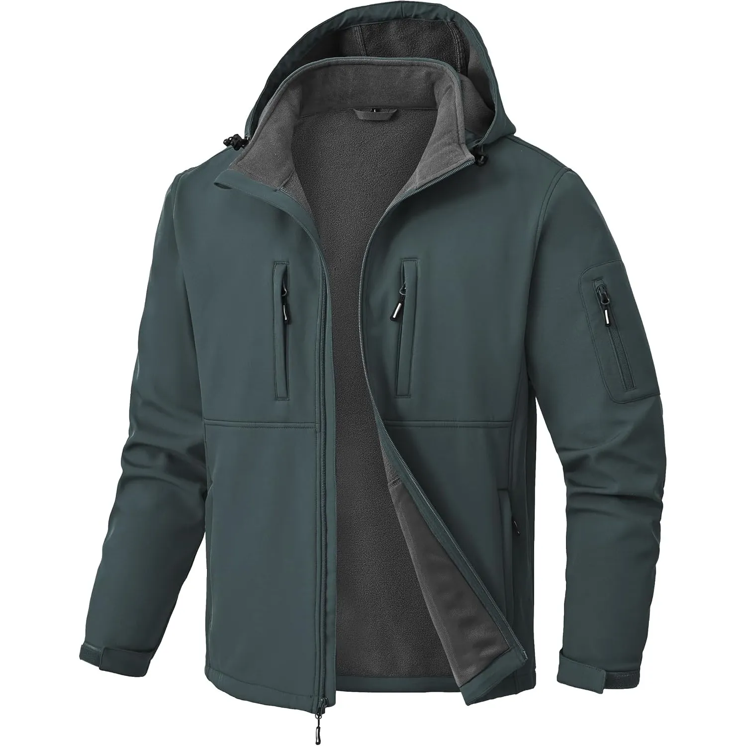 Zoofly Herren Softshelljacke Ubergangsjacke Outdoor Jacke
