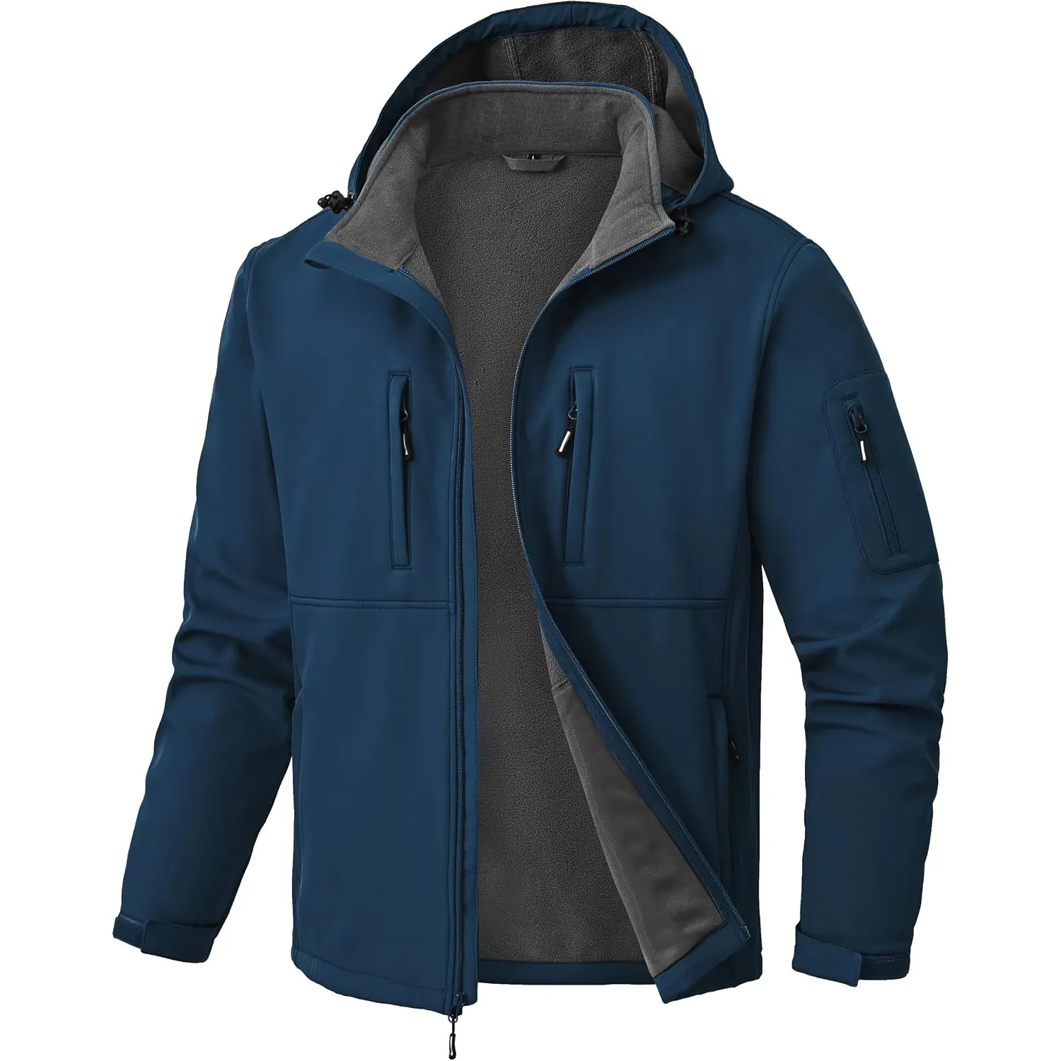 Zoofly Herren Softshelljacke Ubergangsjacke Outdoor Jacke