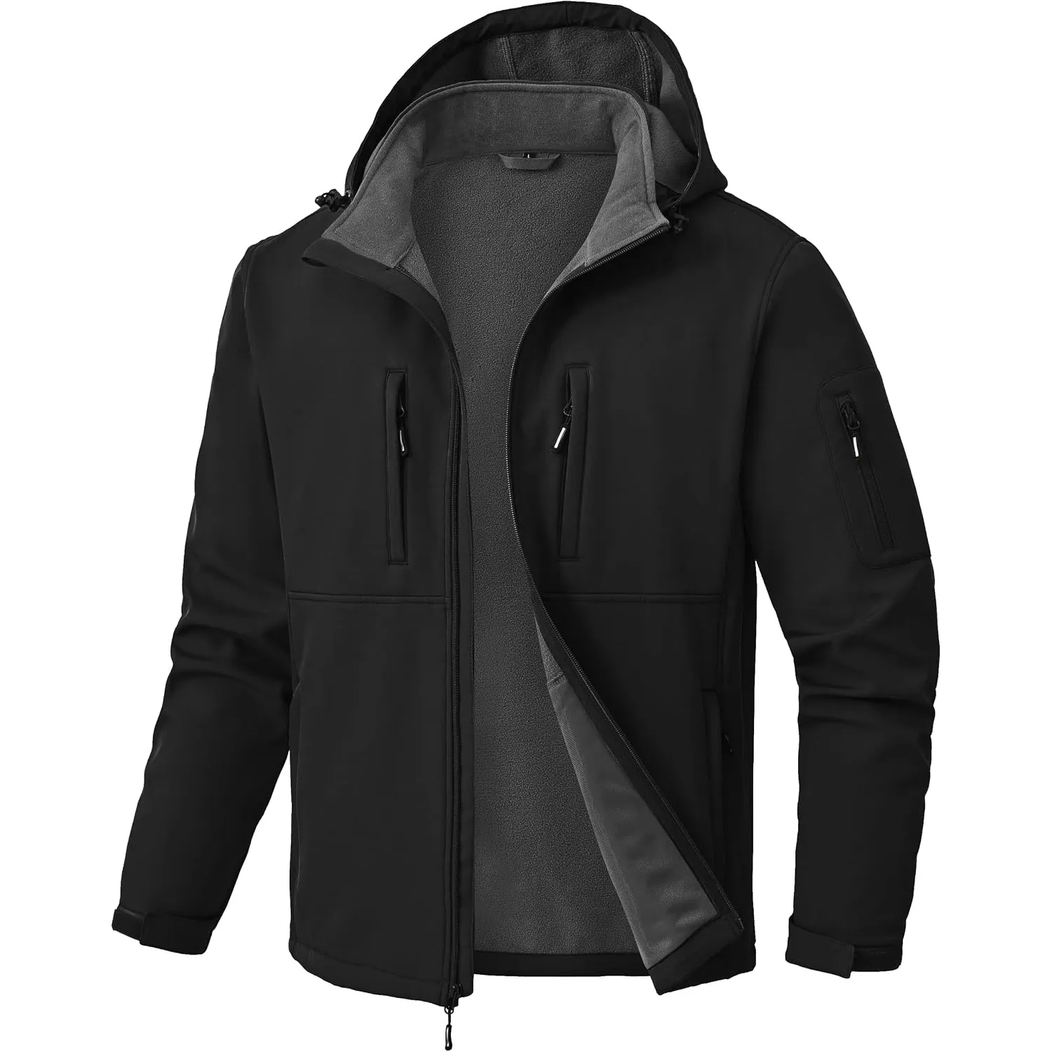 Zoofly Herren Softshelljacke Ubergangsjacke Outdoor Jacke