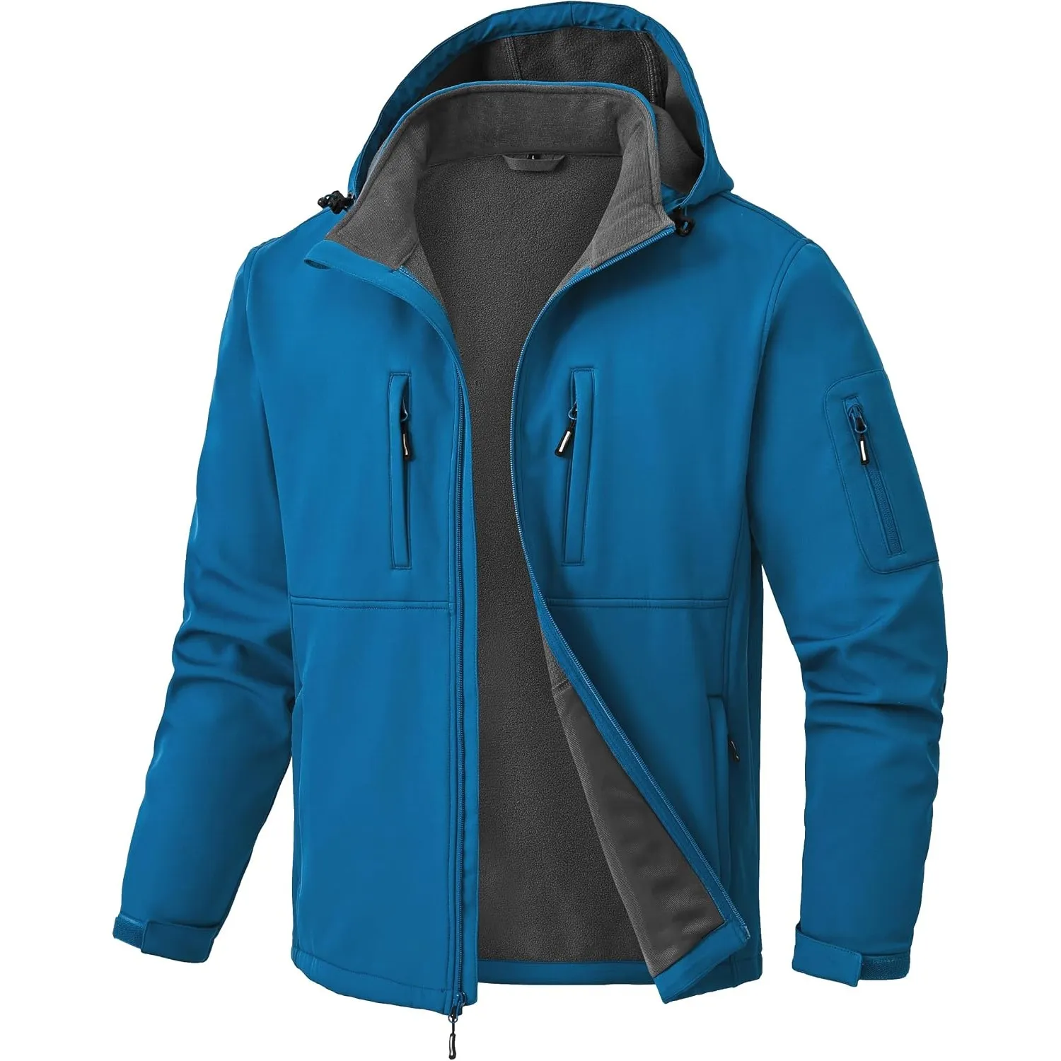 Zoofly Herren Softshelljacke Ubergangsjacke Outdoor Jacke