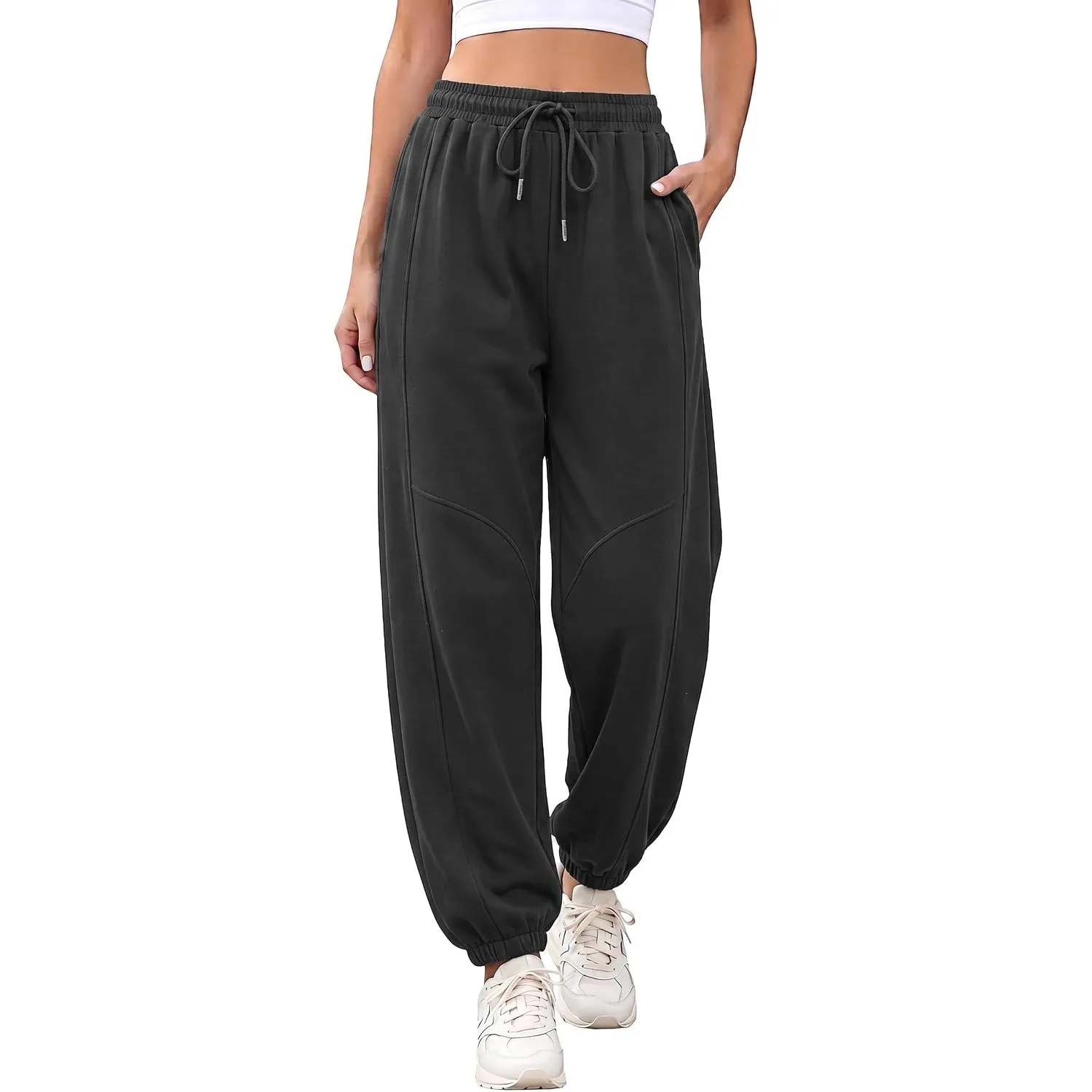 Litherday Jogginghose Damen Lang Baggy Sporthose Traininghose Freizeithose