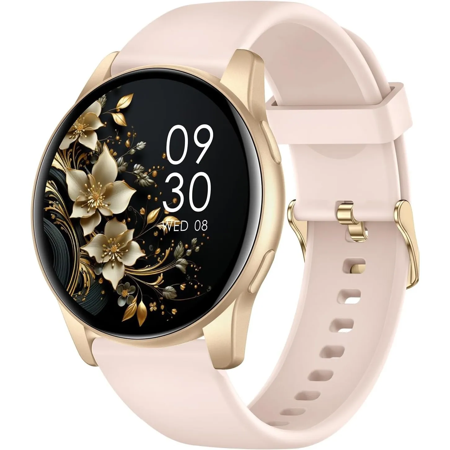 AcclaFit Smartwatch Damen Herren, 1.38 Zoll HD-Display Smart Watch mit Bluetooth Anrufe, Fitness Tracker mit Herzfreque…