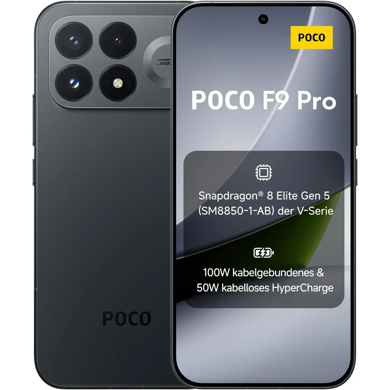 Poco F9 Pro, Smartphone 12+512 GB, Black, 6330mAh Akku, 100W Laden