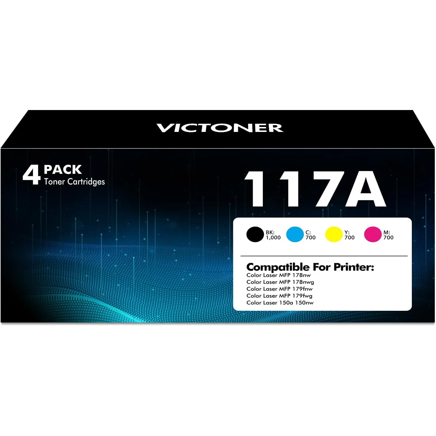 117A Toner Kompatibel für HP Color Laser MFP 178nwg 179fwg 178nw Mit Chip