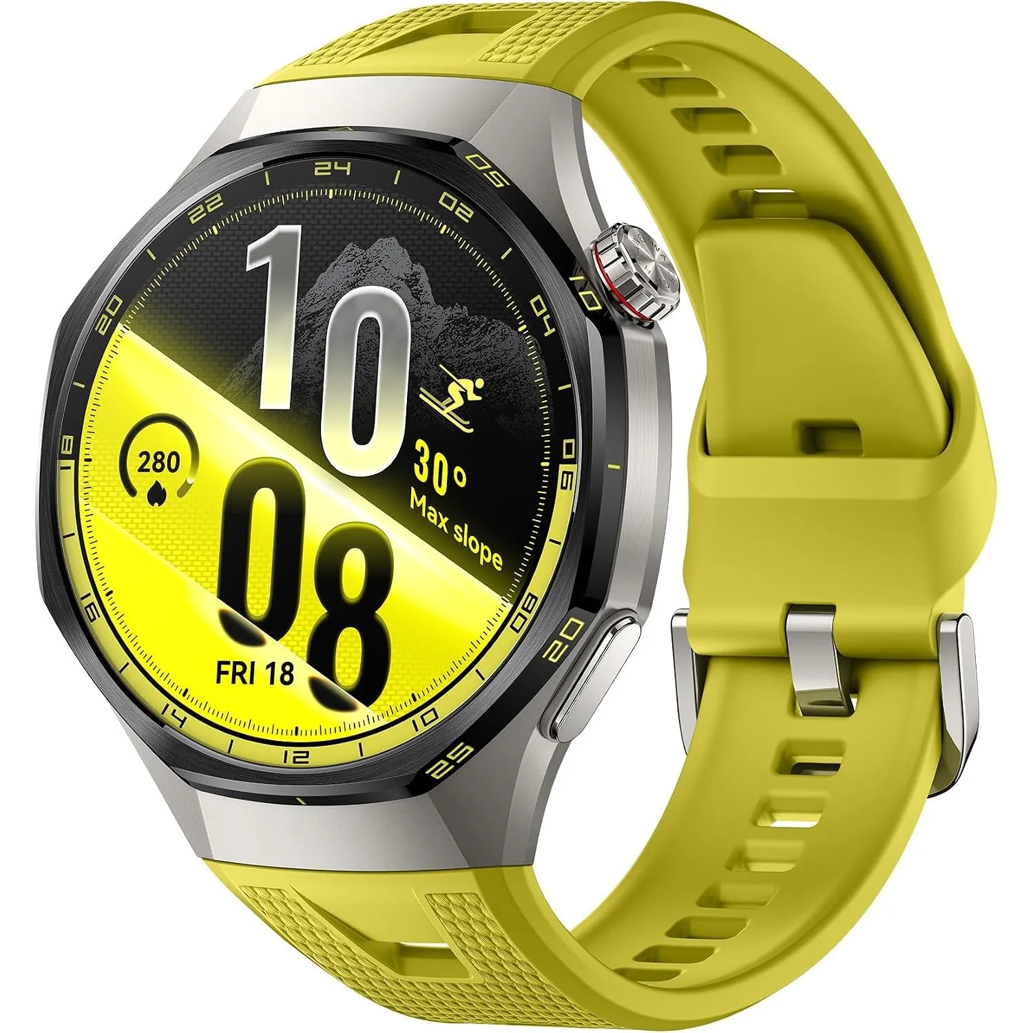 HUAWEI Watch GT 7 Pro Smartwatch, Titanlegierung, EKG, GPS, 46 mm, Gelb