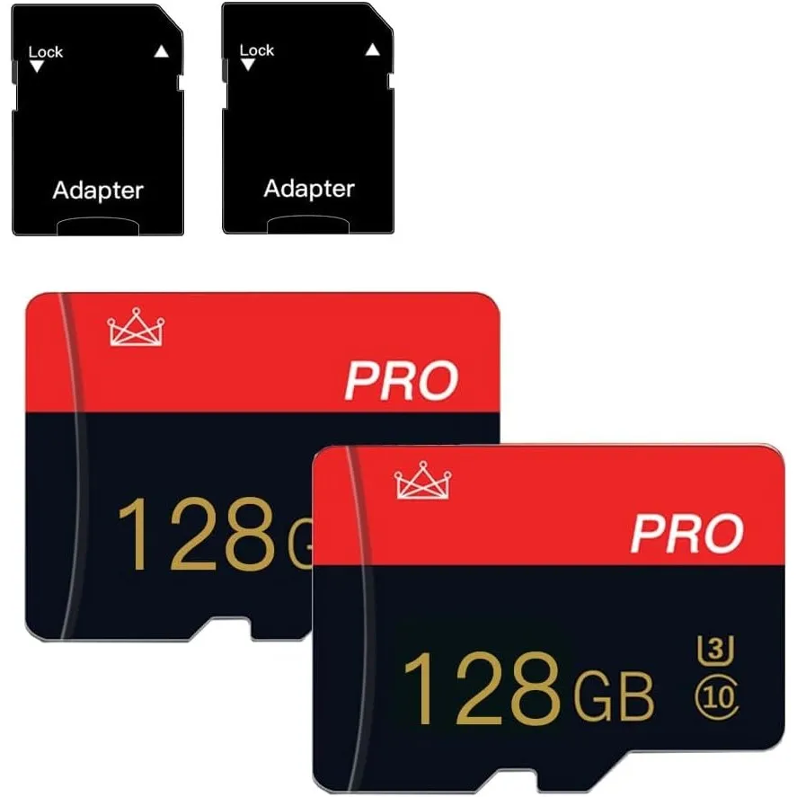 128GB Micro Memory Card Class 10 Memory Cards with Adapter Class 10 High Speed Mini SD Card for Smartphones/Camera/Tabl…