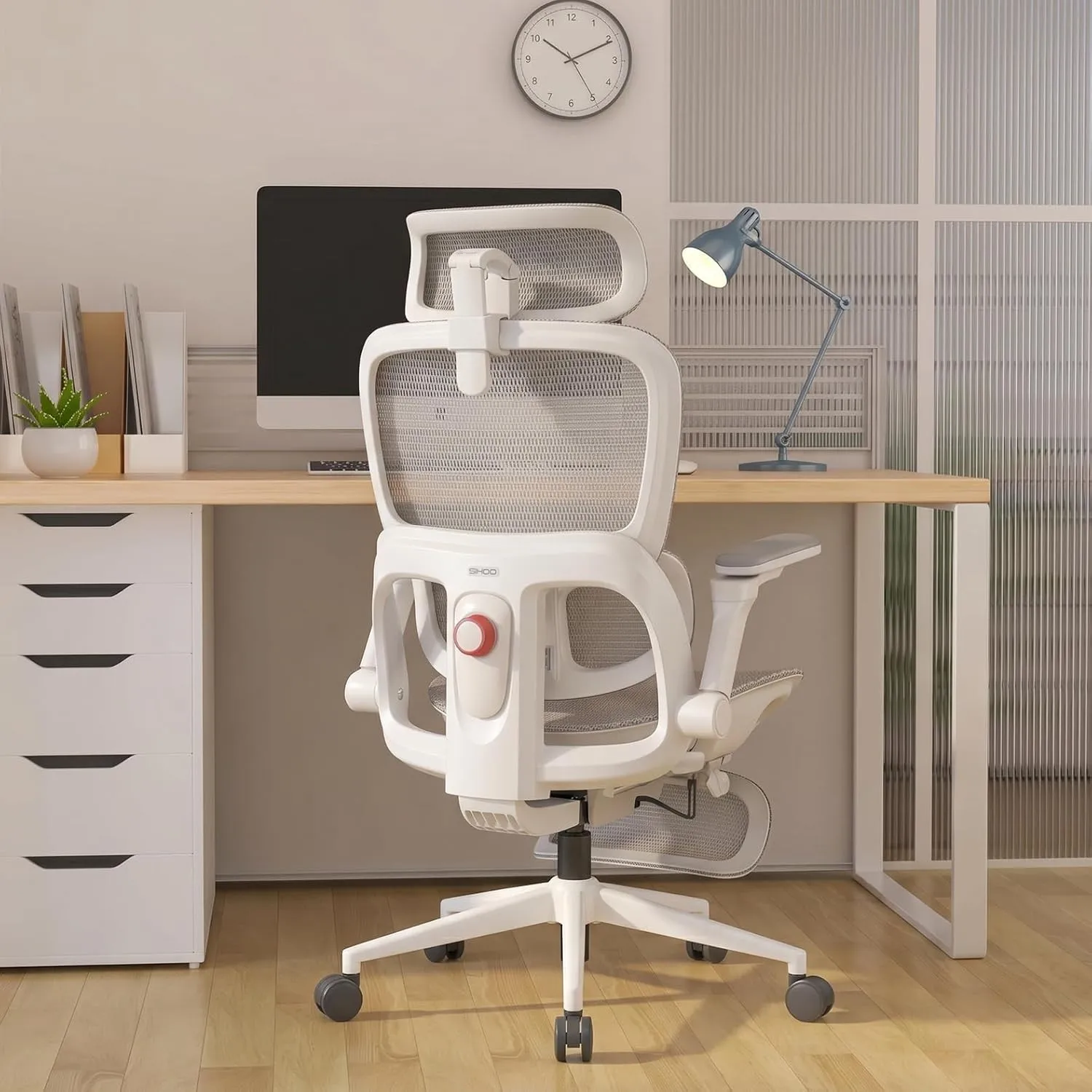 SIHOO B300 Pro Bürostuhl Ergonomisch mit 4D-verstellbare Lendenwirbelstütze