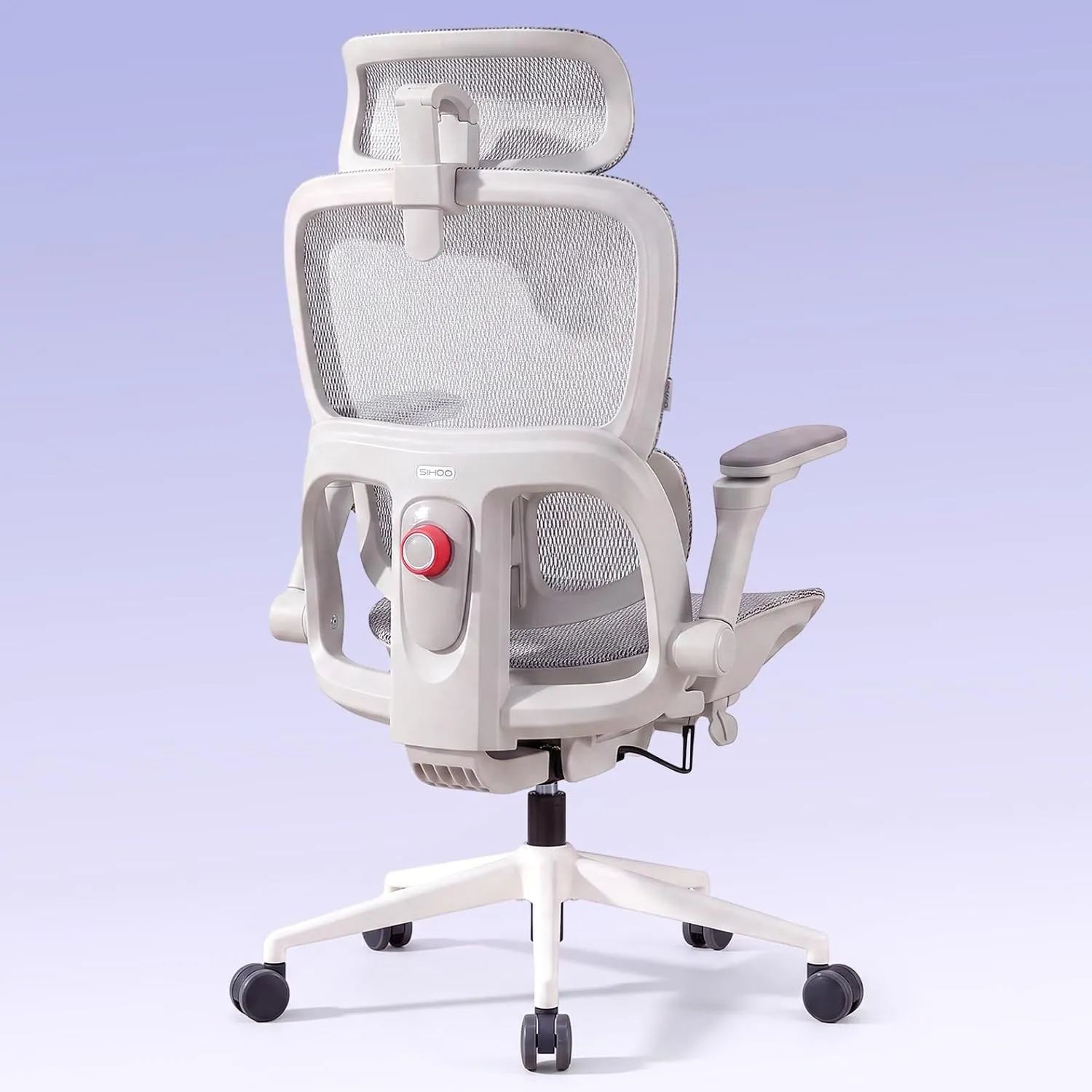 SIHOO B300 Pro Bürostuhl Ergonomisch mit 4D-verstellbare Lendenwirbelstütze