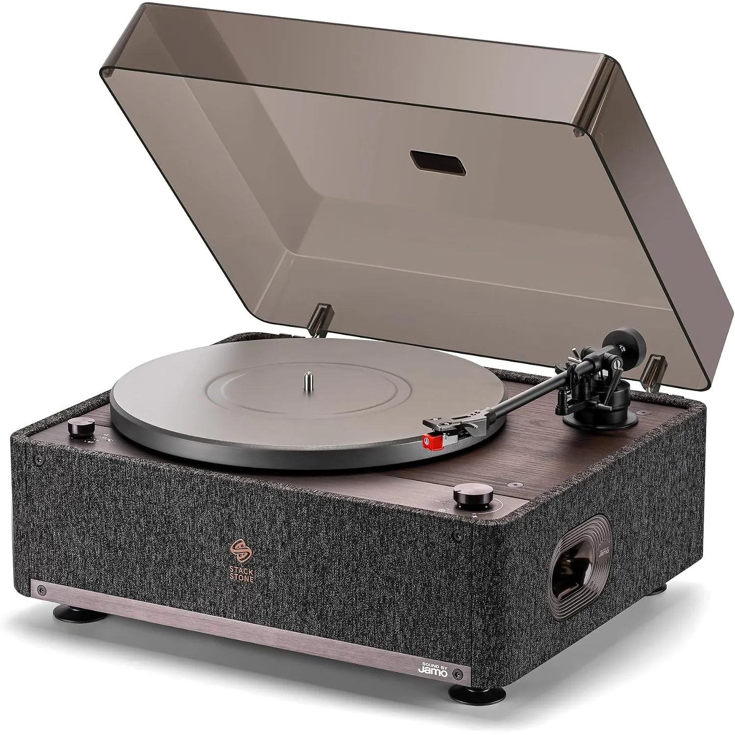 STACK STONE SS08 x Jamo Vinyl Plattenspieler mit Lautsprecher, Schallplattenspieler Bluetooth 5.3 Streaming, Dual-Layer…