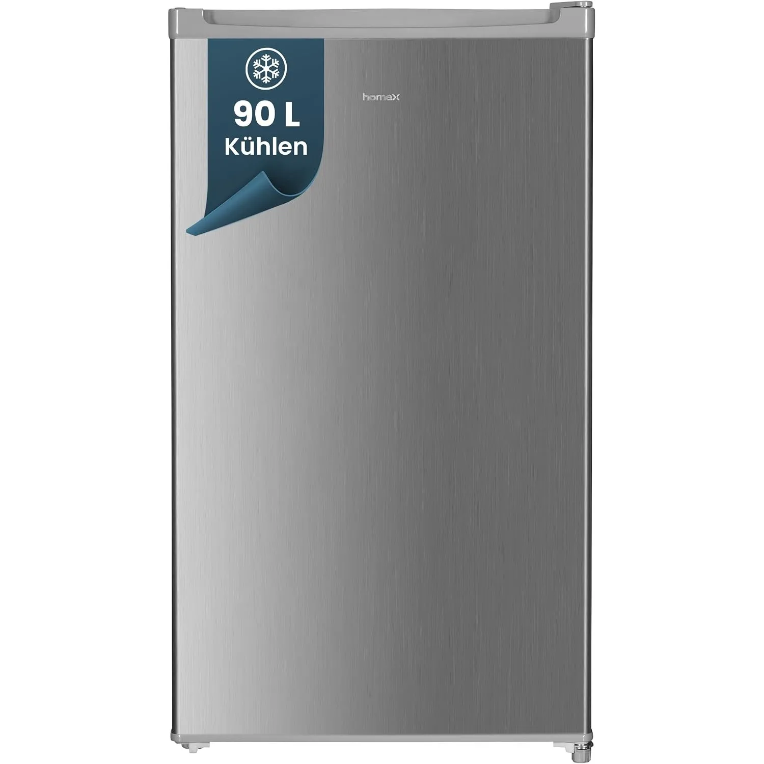 homeX CS0881-S Kühlschrank ohne Gefrierfach klein 90L Nutzinhalt kompakt