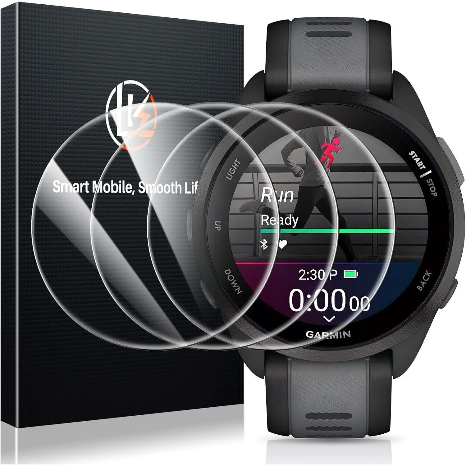 LK 3 Stück für Garmin Forerunner 165 / Forerunner 165 Music für Panzerglas