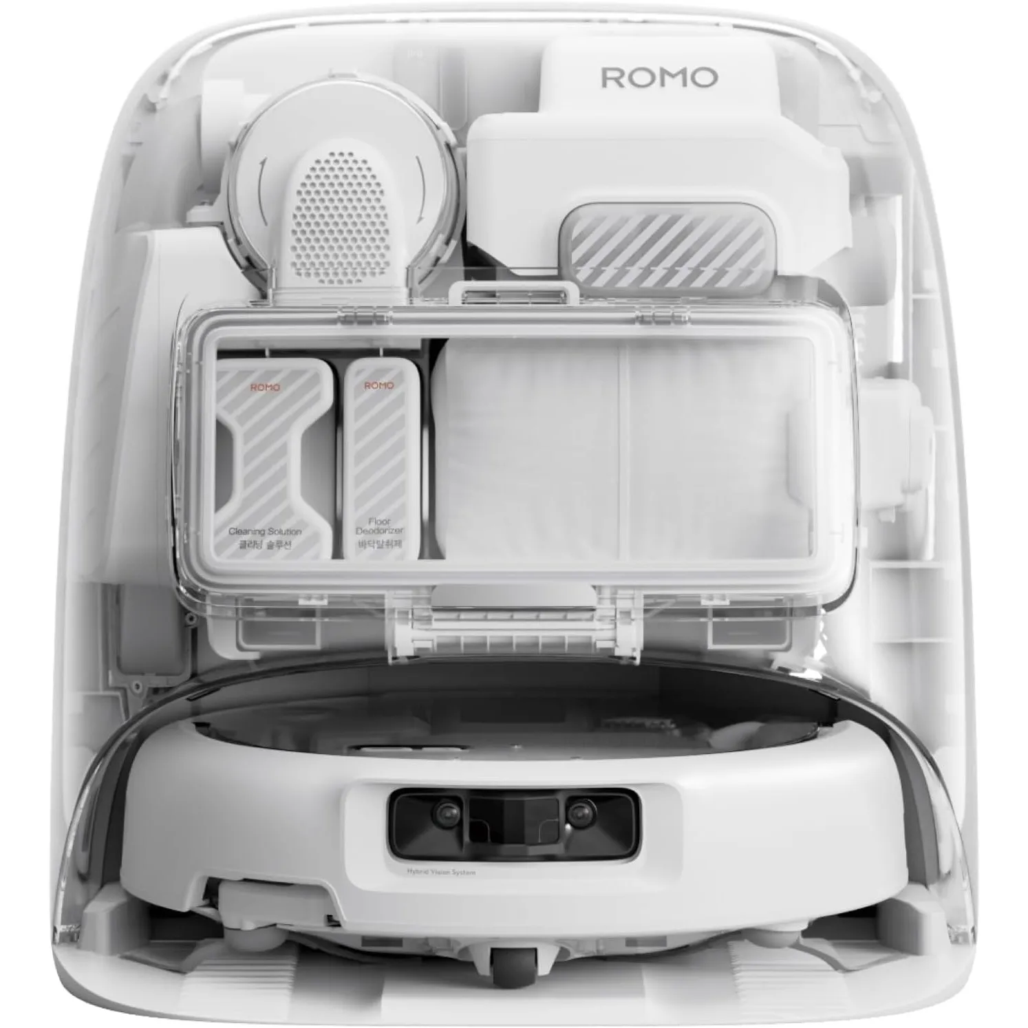DJI ROMO P2 KI-gestützter Saugroboter mit Wischfunktion,36.000 Pa Saugkraft