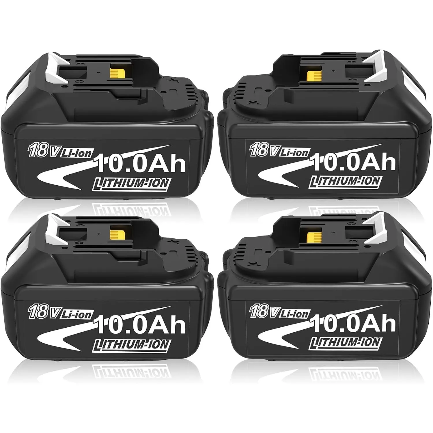 4X10.0Ah/10000mAh Ersatzakku für Makita Akku 18V BL1860B BL1850B BL1890 BL1840B BL1830B BL1820B Kompatibel mit Werkzeug…