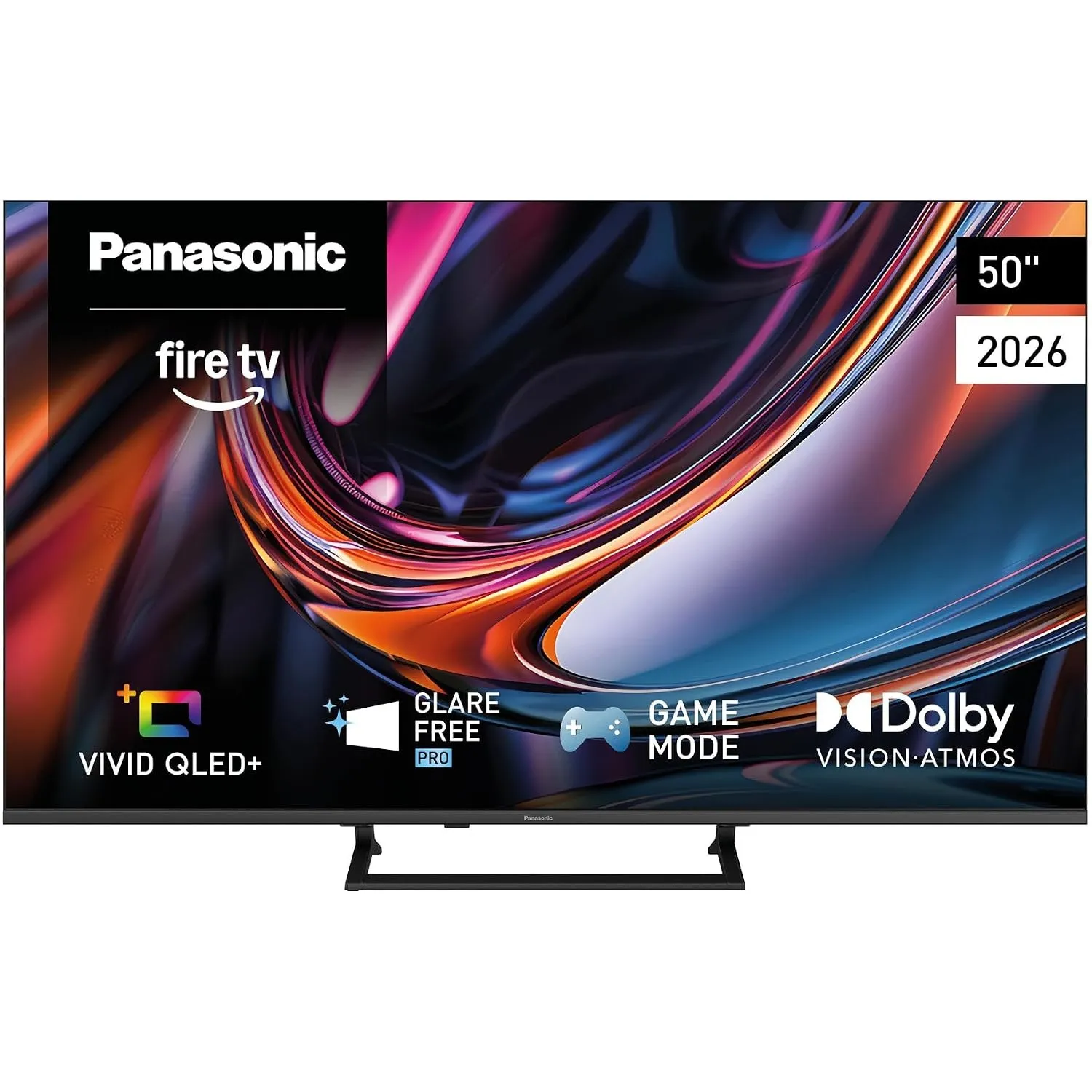 Panasonic TV-50W80C, 4K UHD Vivid QLED+, Glare Free Pro, Fire TV Fernseher
