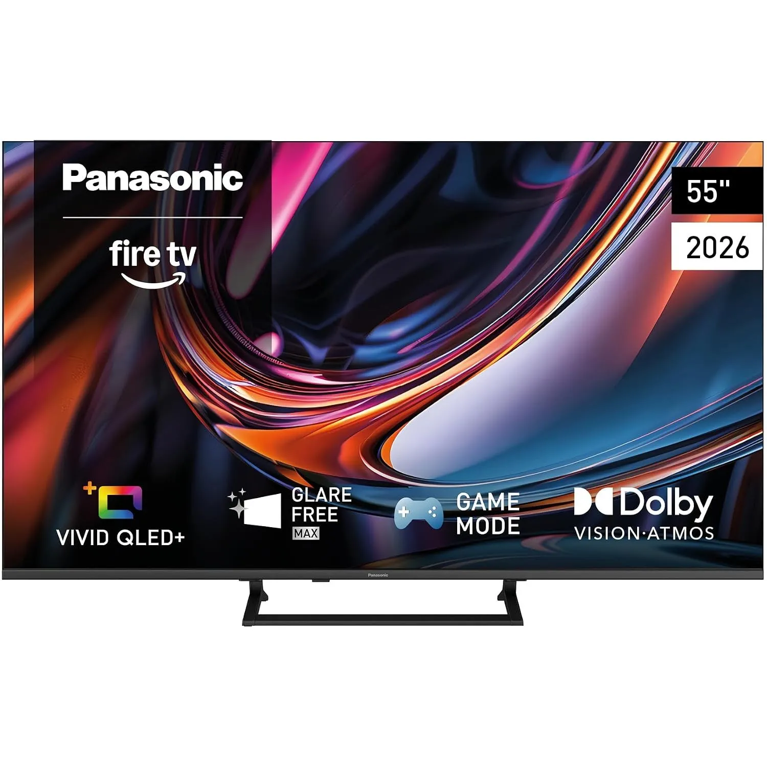 Panasonic TV-55W80C, 4K UHD Vivid QLED+, Glare Free Max, Fire TV Fernseher