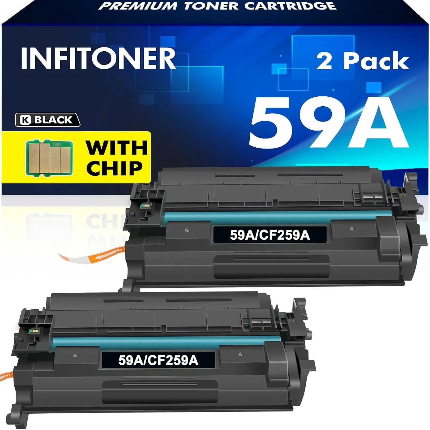 59A Toner Schwarz Kompatibel für HP 59A 59X LaserJet Pro MFP M428dw M404dn
